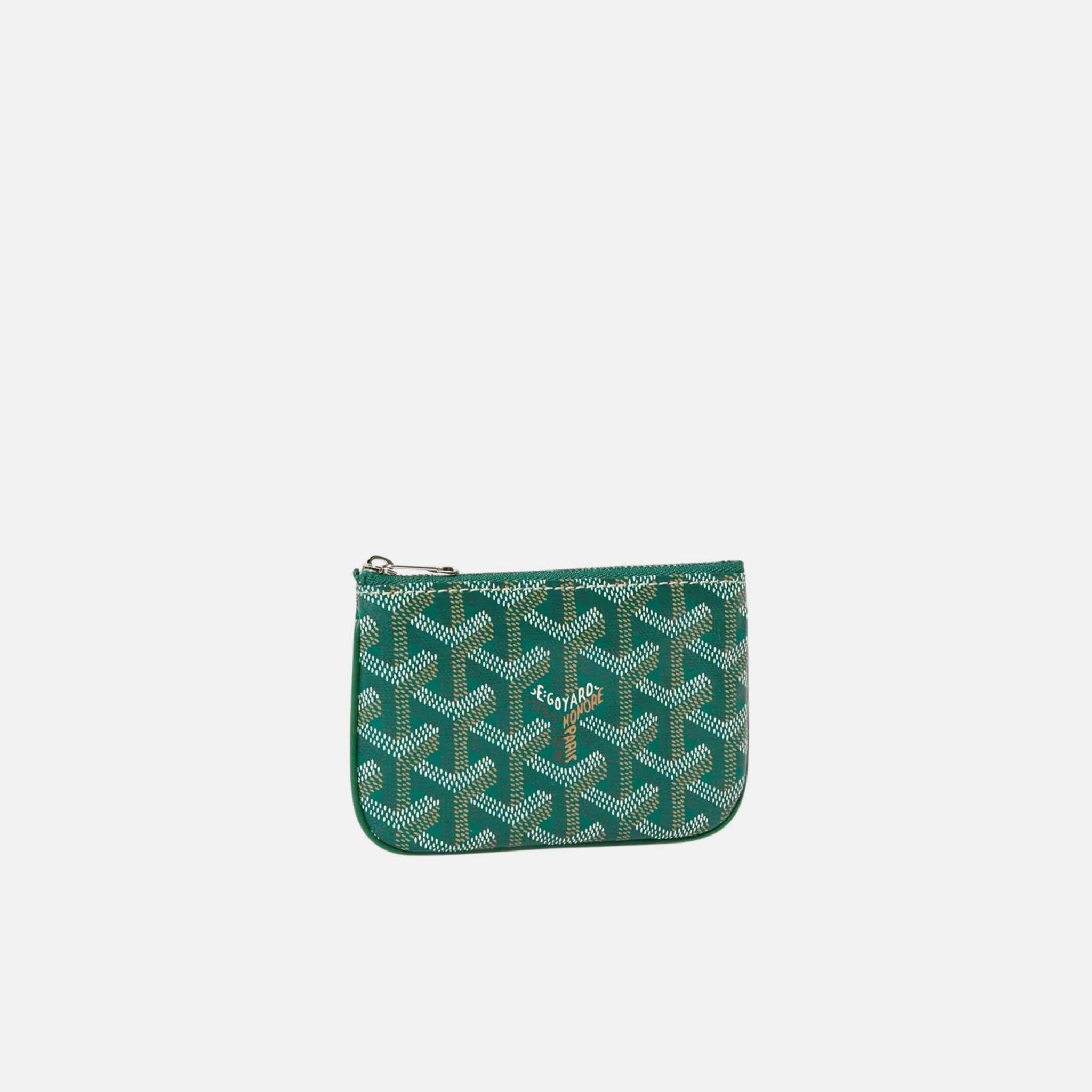 Goyard Senat Nano Key Pouch, Green