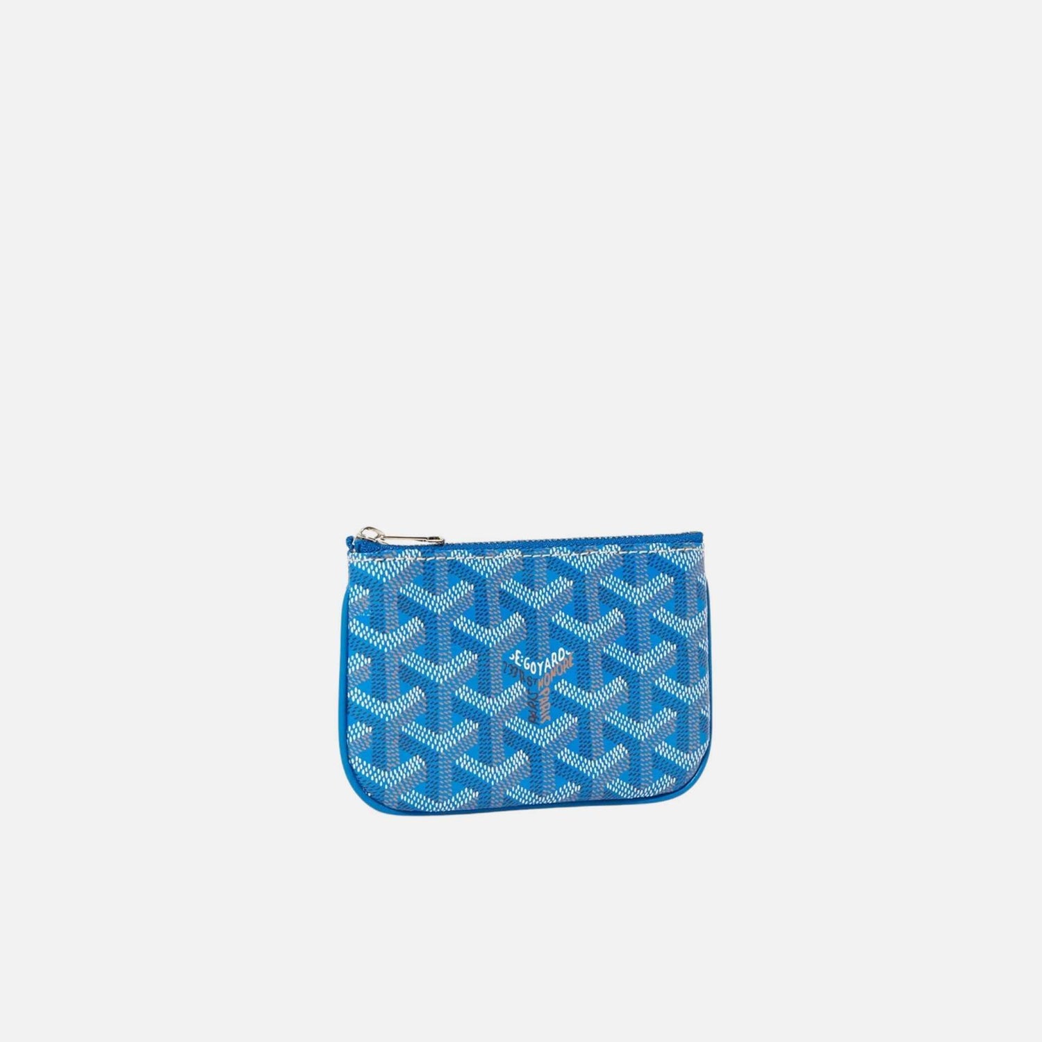 Goyard Senat Nano Key Pouch, Sky Blue
