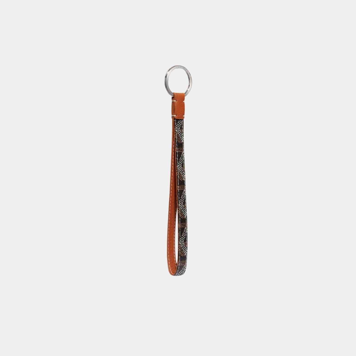 Goyard Sesame Key Ring, Black and natural, Front