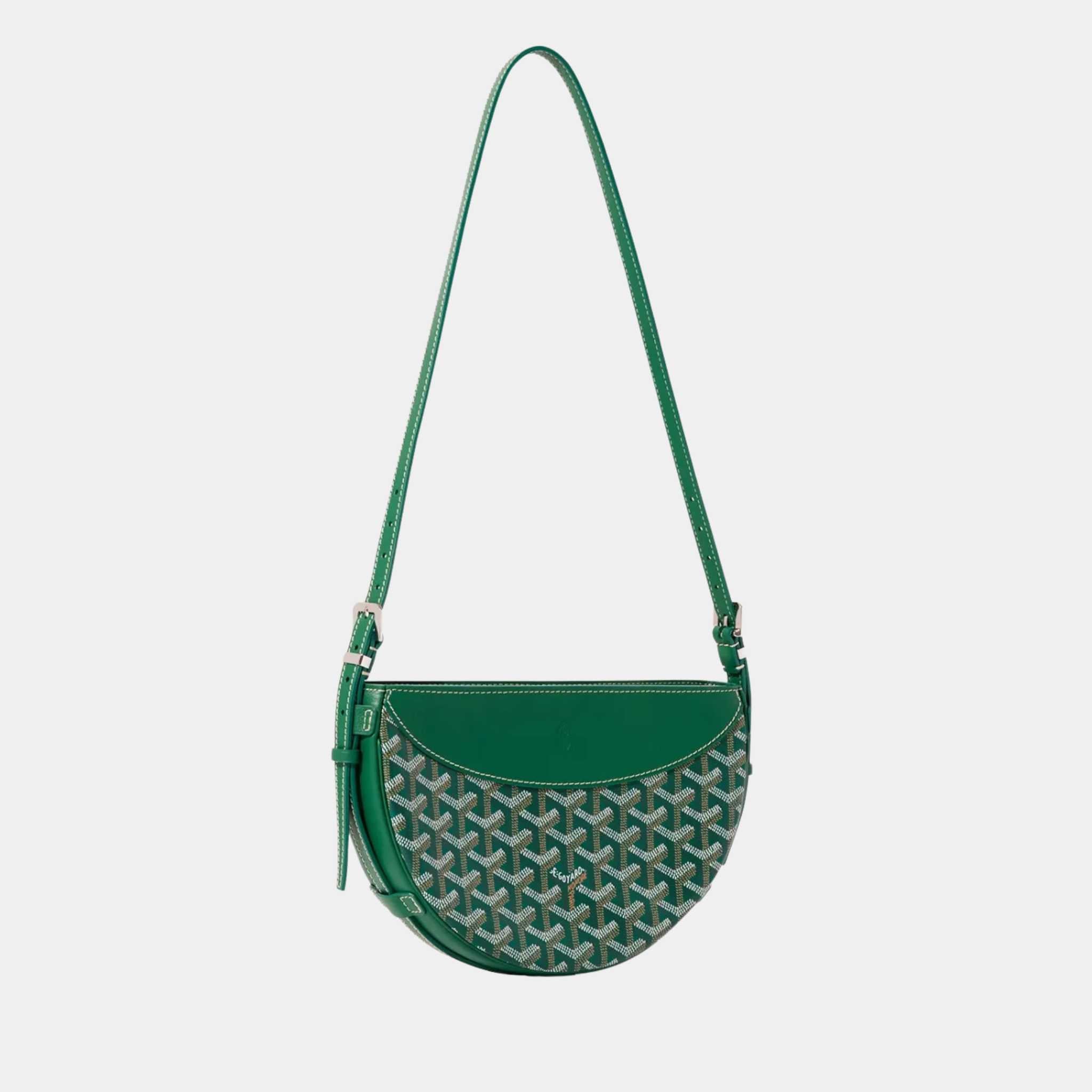 Goyard Swallow Bag Green, Front