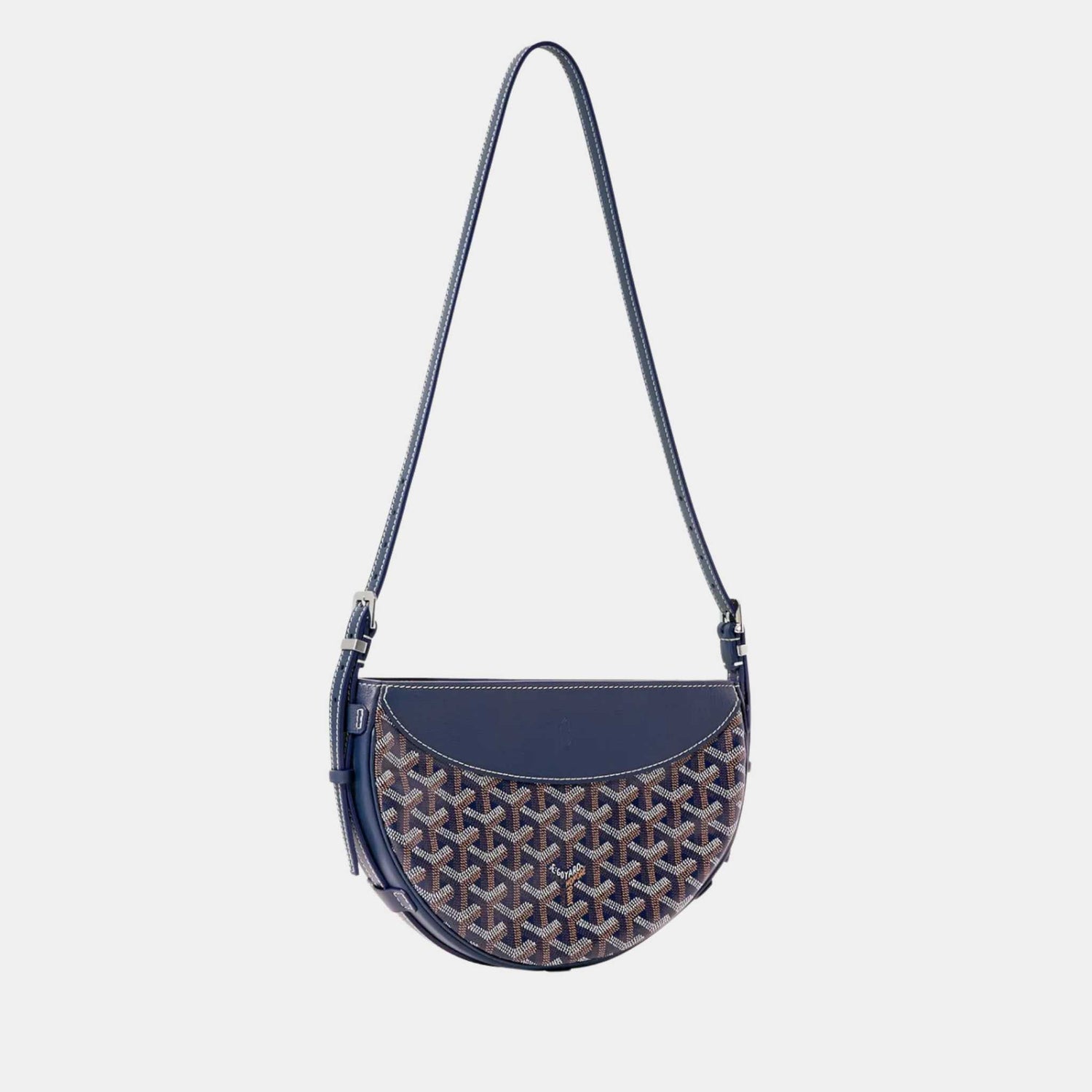 Goyard Swallow Bag Navy Blue, Front