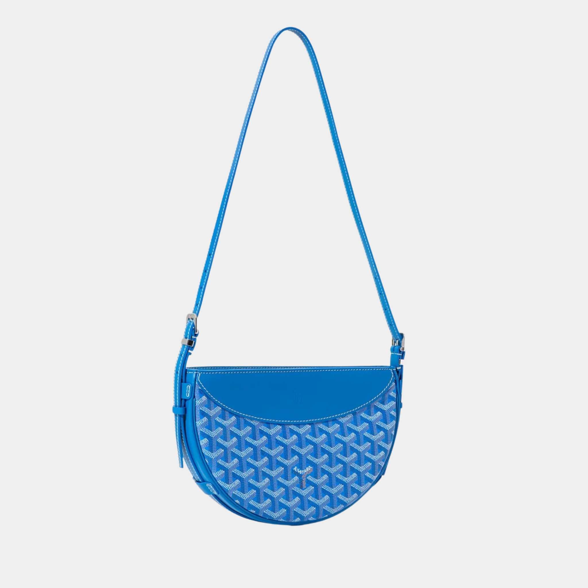 Goyard Swallow Bag Sky Blue, Front