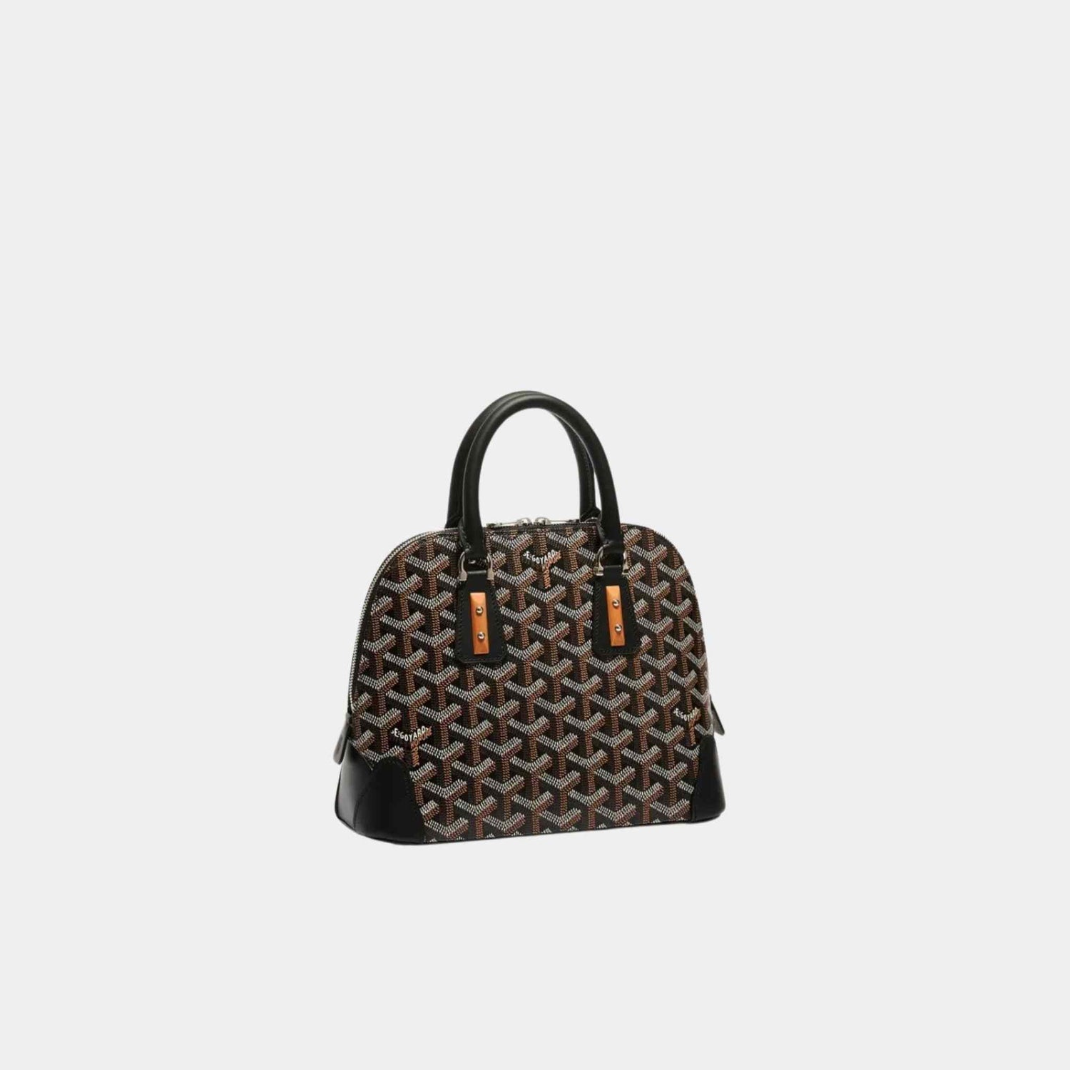 Goyard Vendome Mini Bag, Black Front, Side