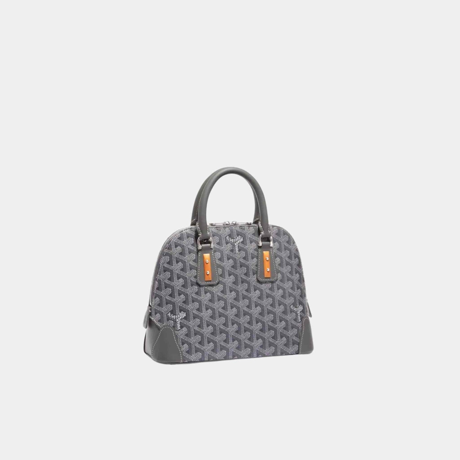 Goyard Vendome Mini Bag, Grey, Front, Side