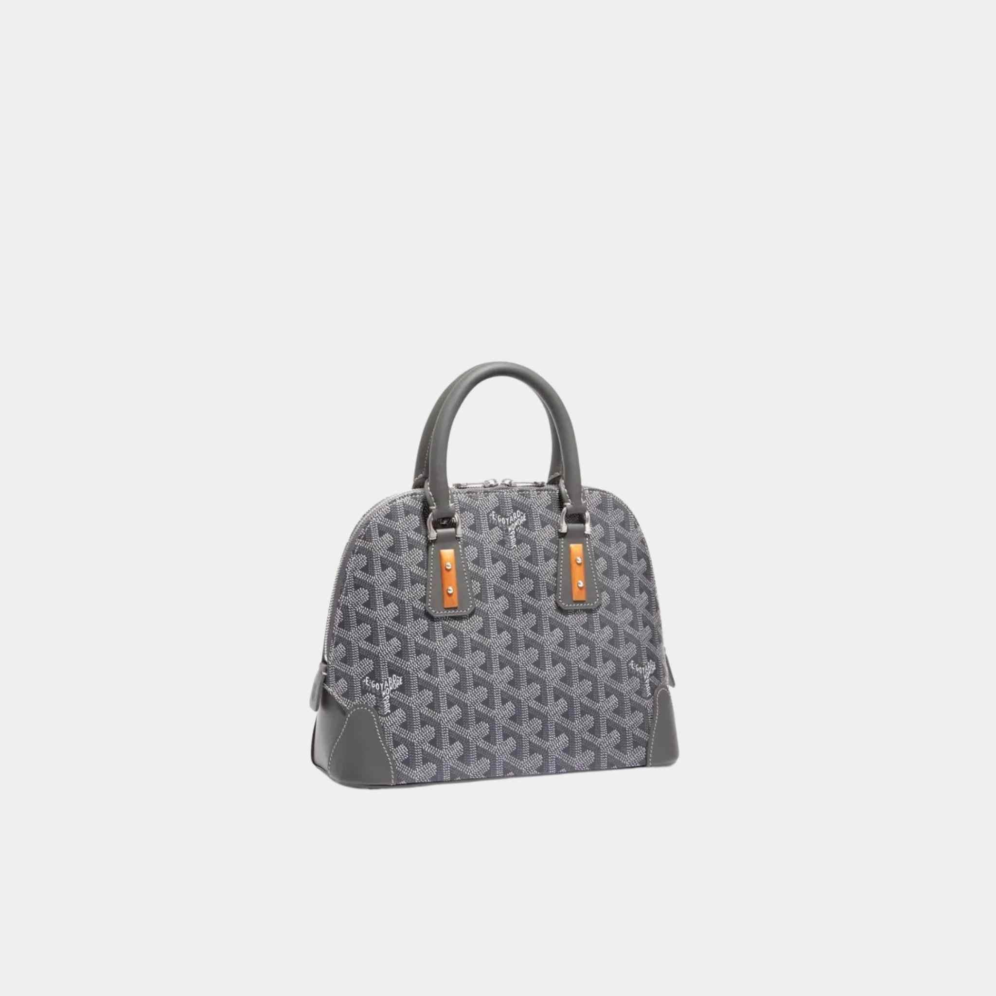 Goyard Vendome Mini Bag, Grey, Front, Side