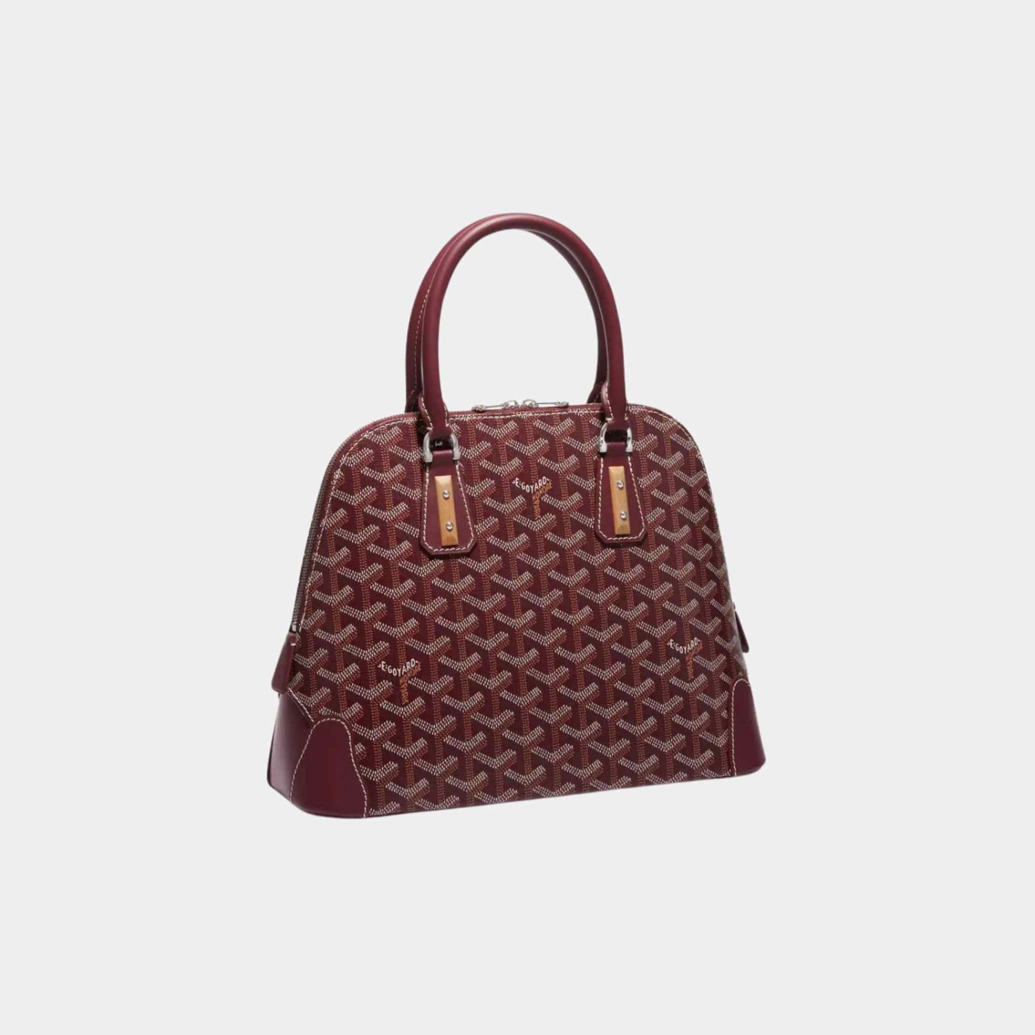 Goyard Vendome PM Bag, Burgundy, Front, Side