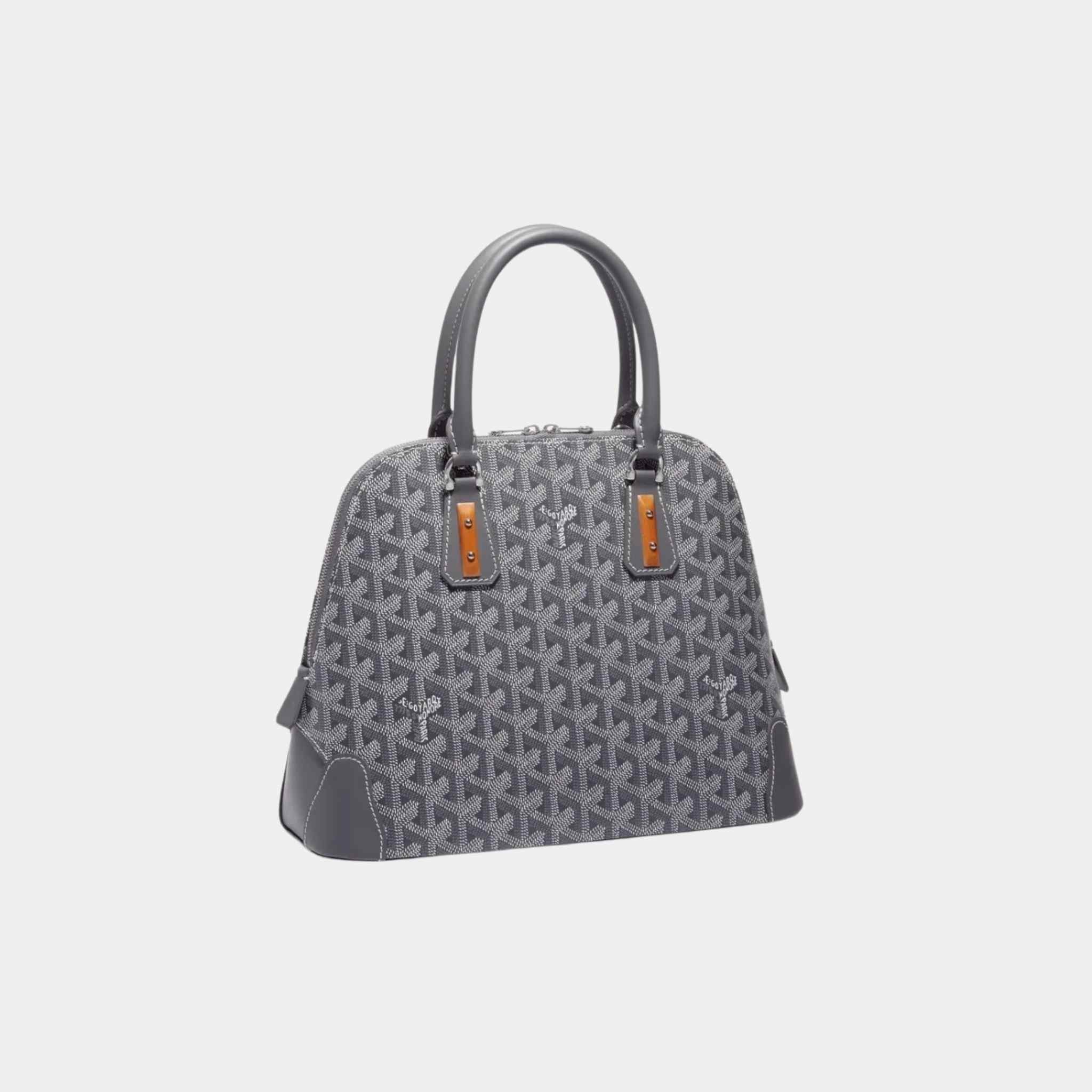 Goyard Vendome PM Bag, Grey, Front, Side