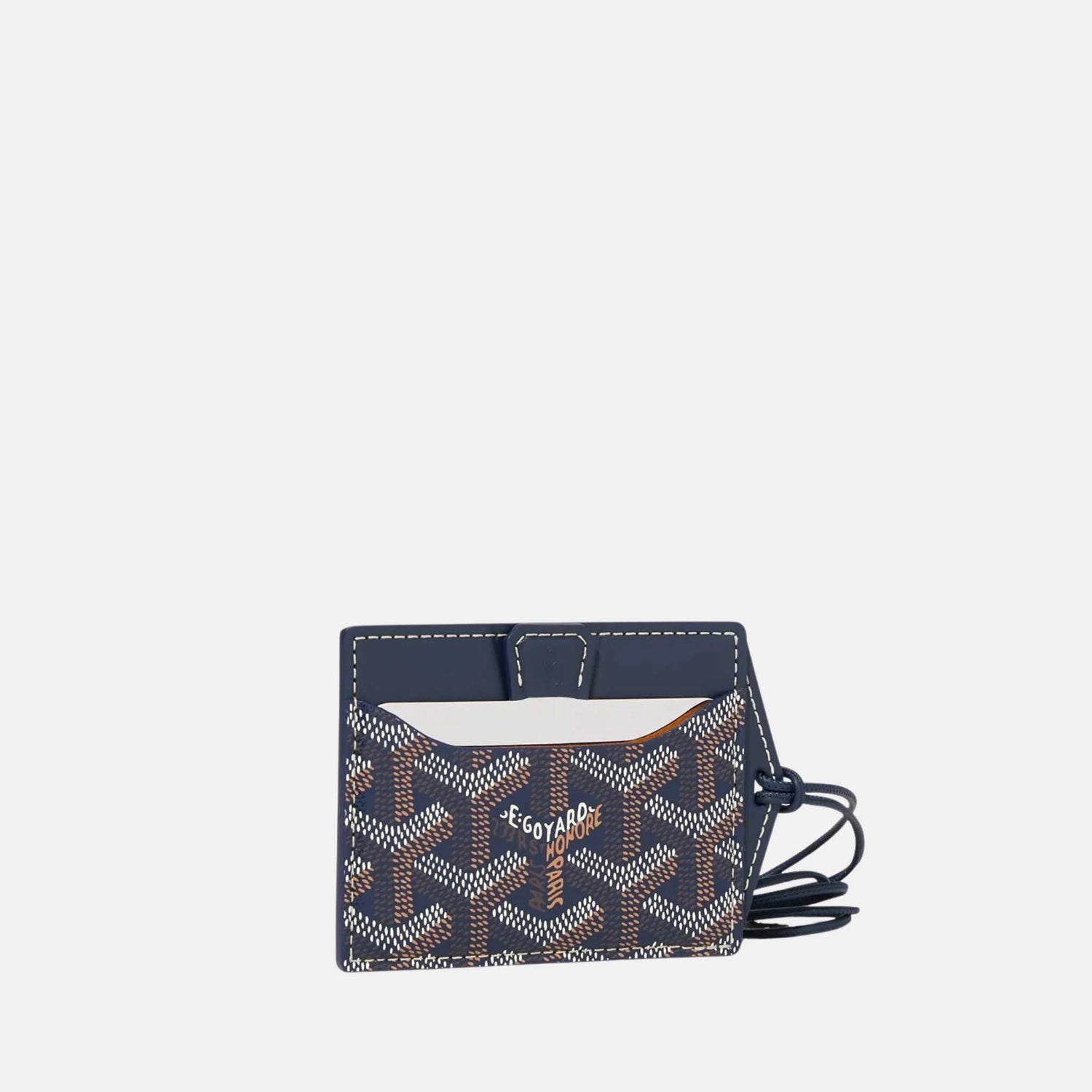 Goyard Venus Bag Mirror, Navy Blue, Front