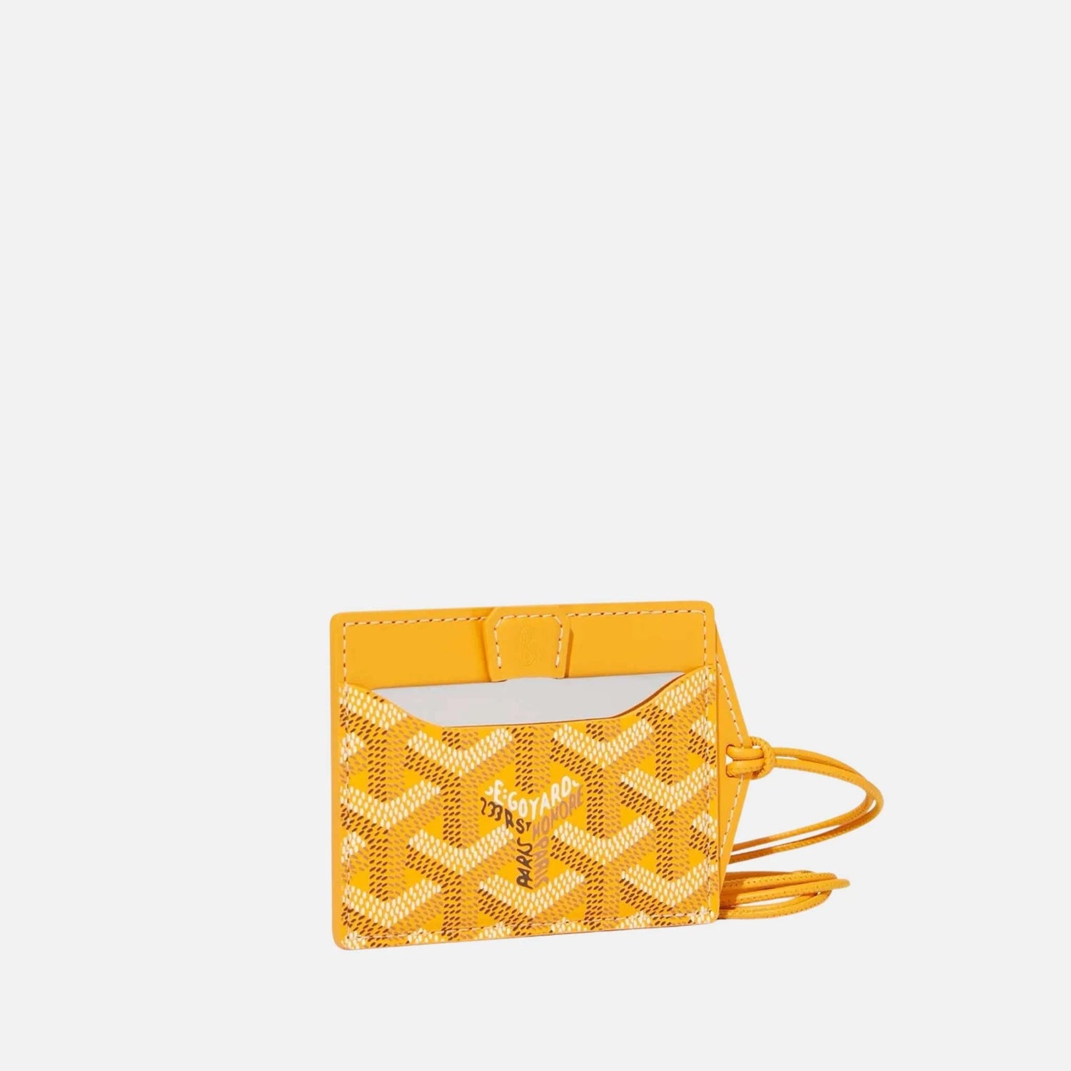 Goyard Venus Bag Mirror, Yellow, Front