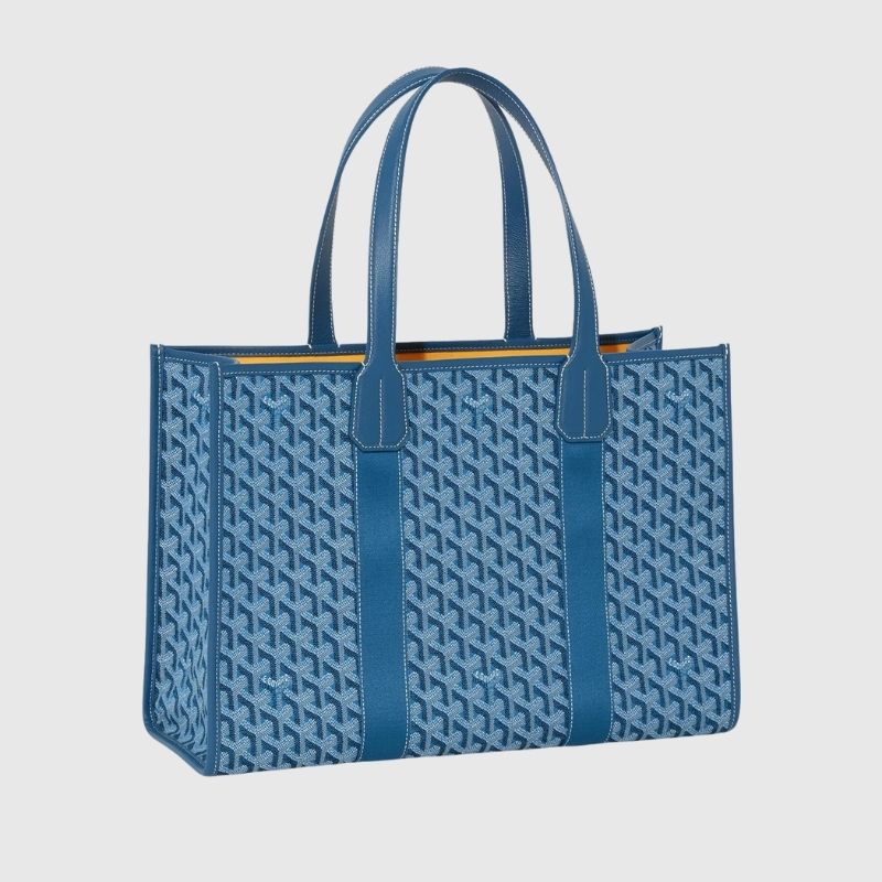 Goyard Villette Jacquard Tote Bag MM Goyardine Canvas, Side View