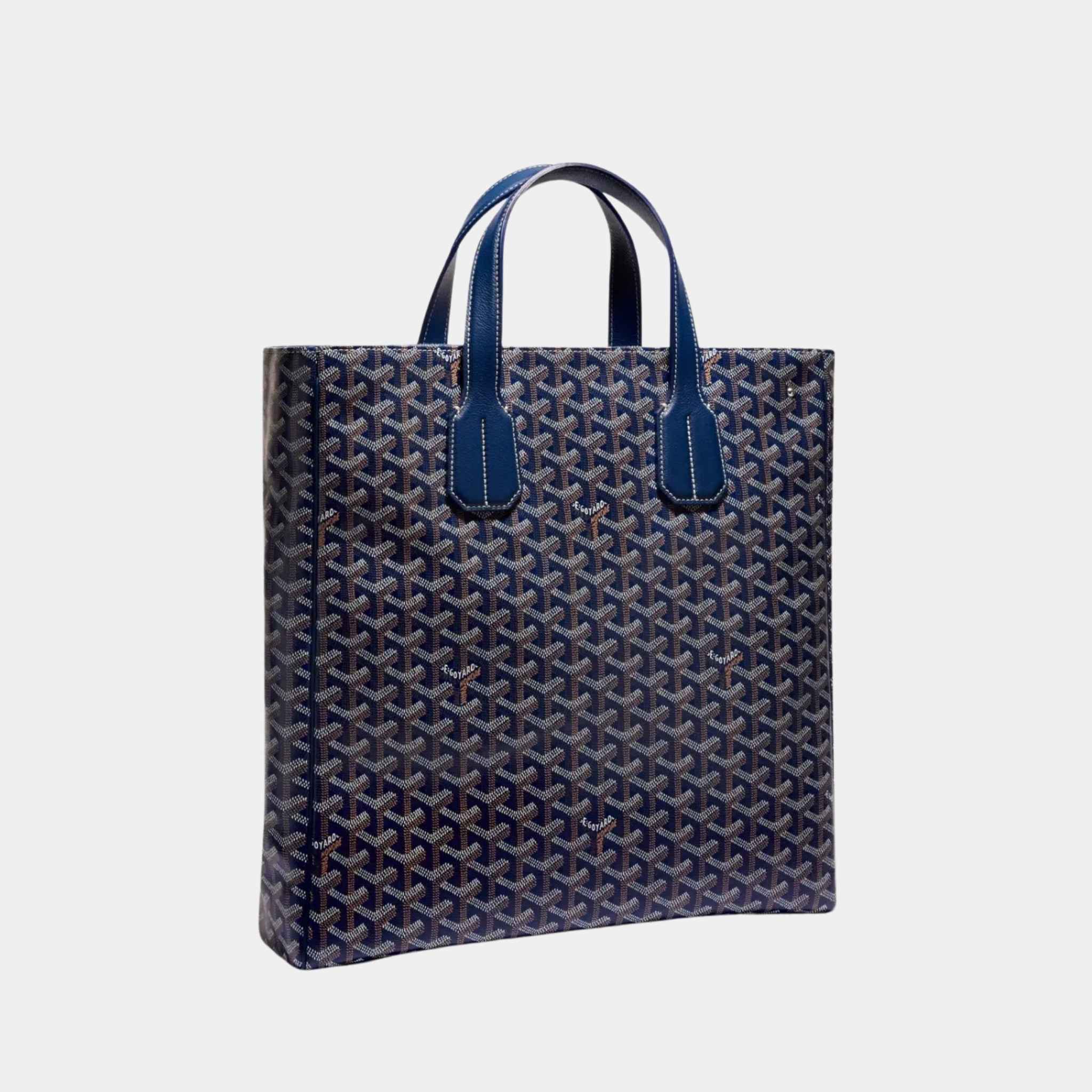 Goyard Voltaire Bag, Blue, Side View