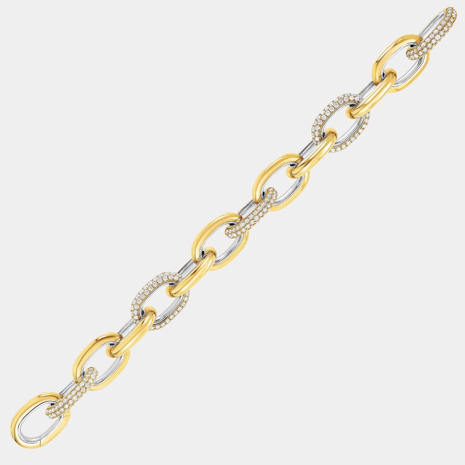Graff Be Together Diamond Bracelet Yellow Gold, Close