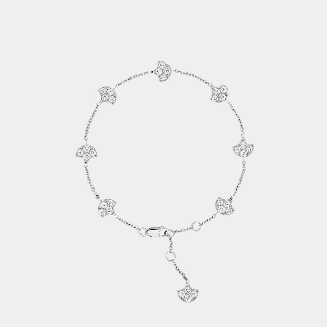 Graff Icon Diamond Bracelet White Gold, Front