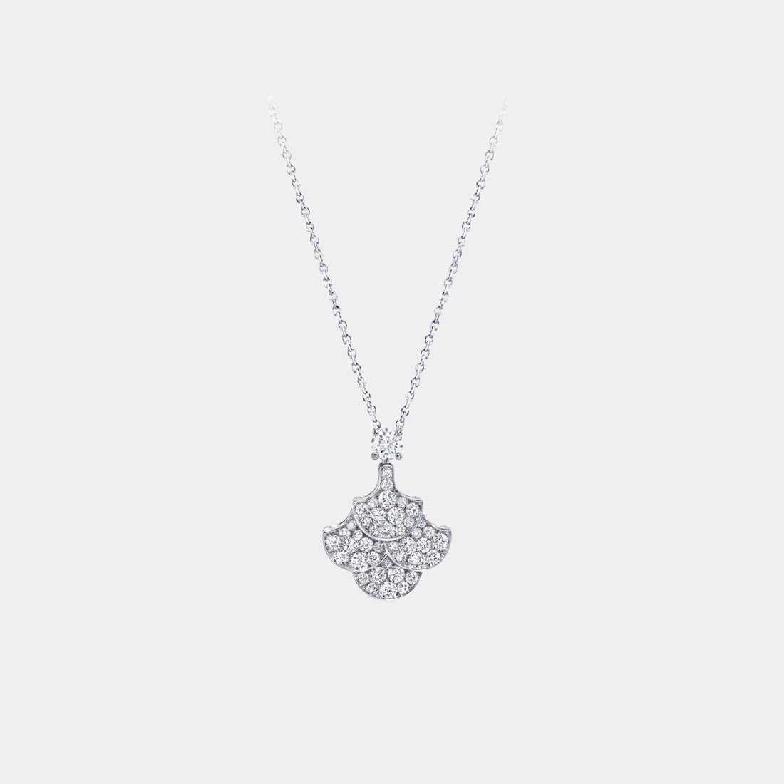 Graff Icon Diamond Pendant, White Gold, Front