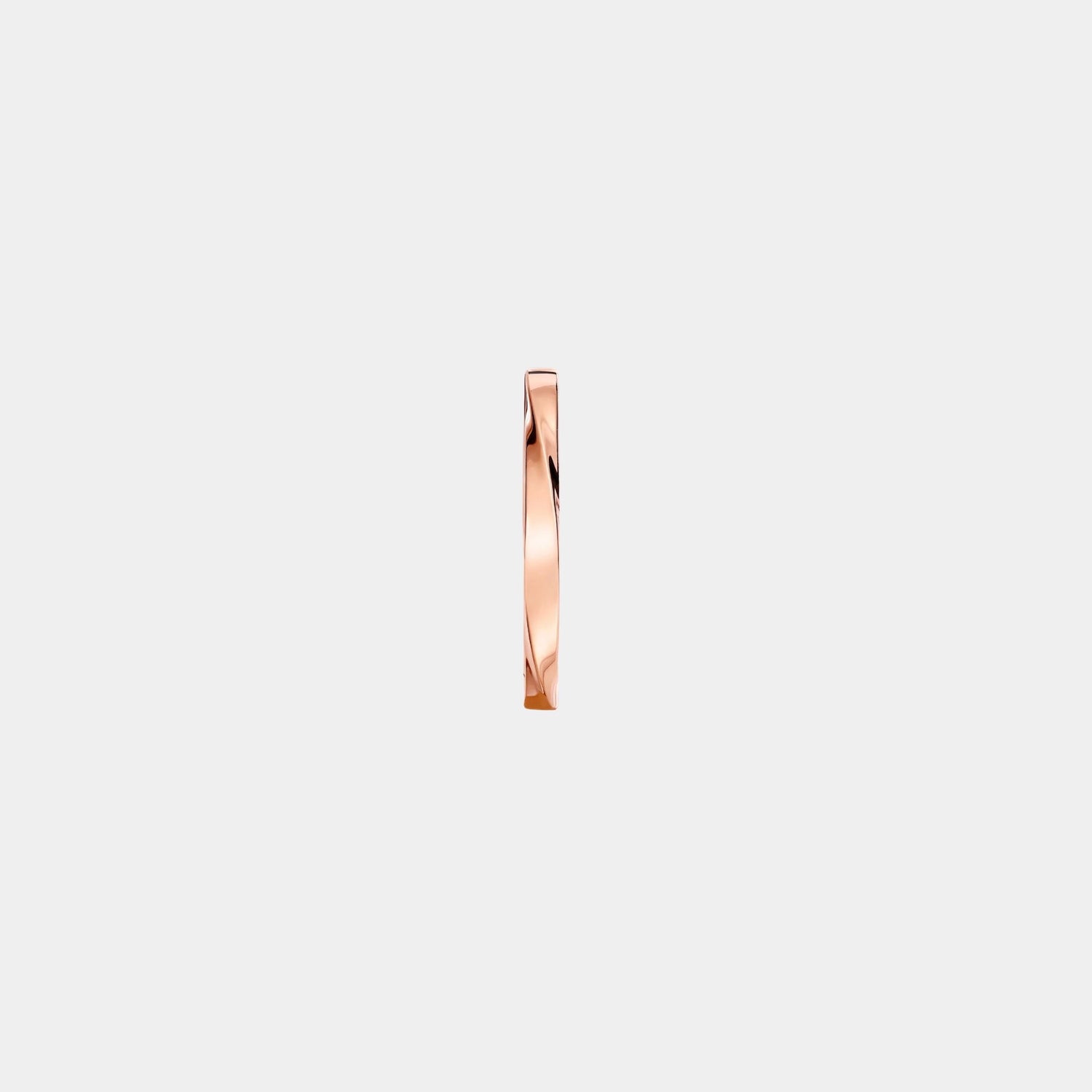 Graff Spiral Rose Gold Band 2.2MM, Side