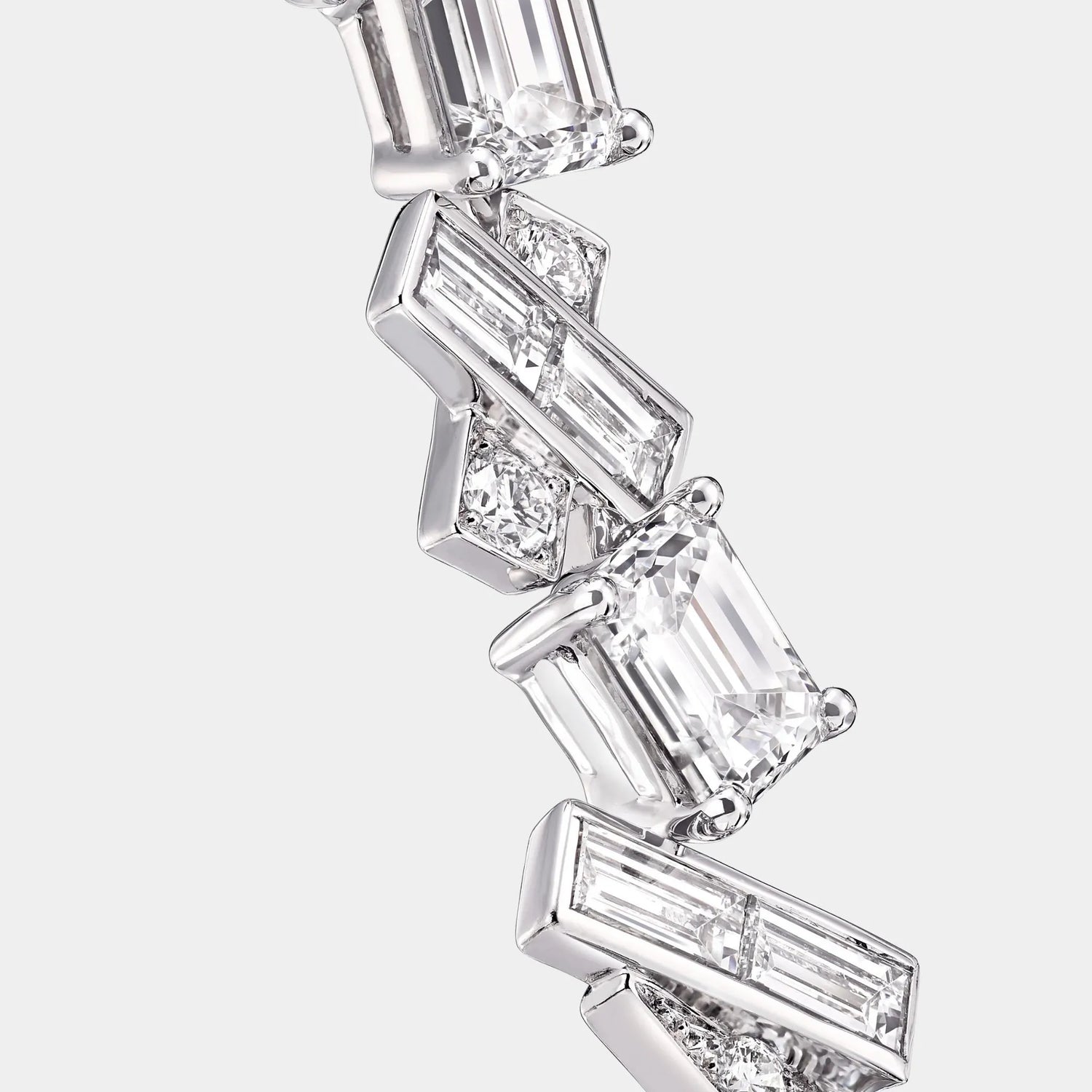 Graff Threads Diamond Bracelet, White Gold, Close
