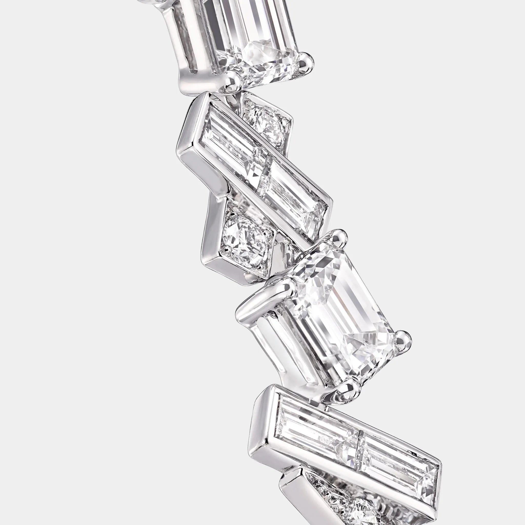 Graff Threads Diamond Bracelet, White Gold, Close