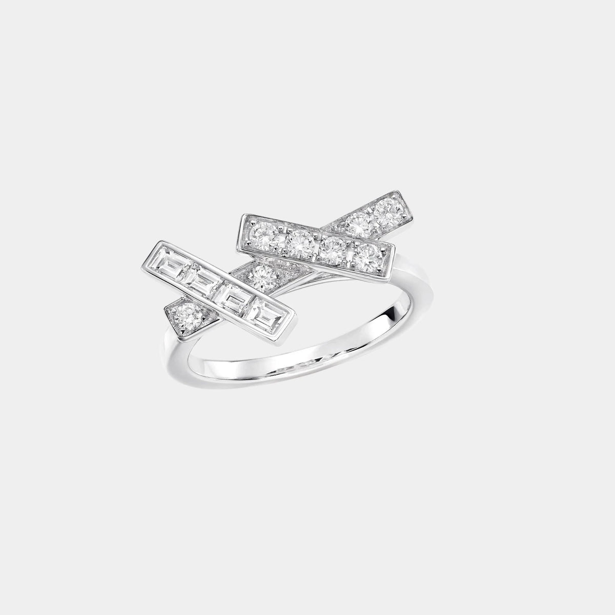 Threads Diamond Mini Ring