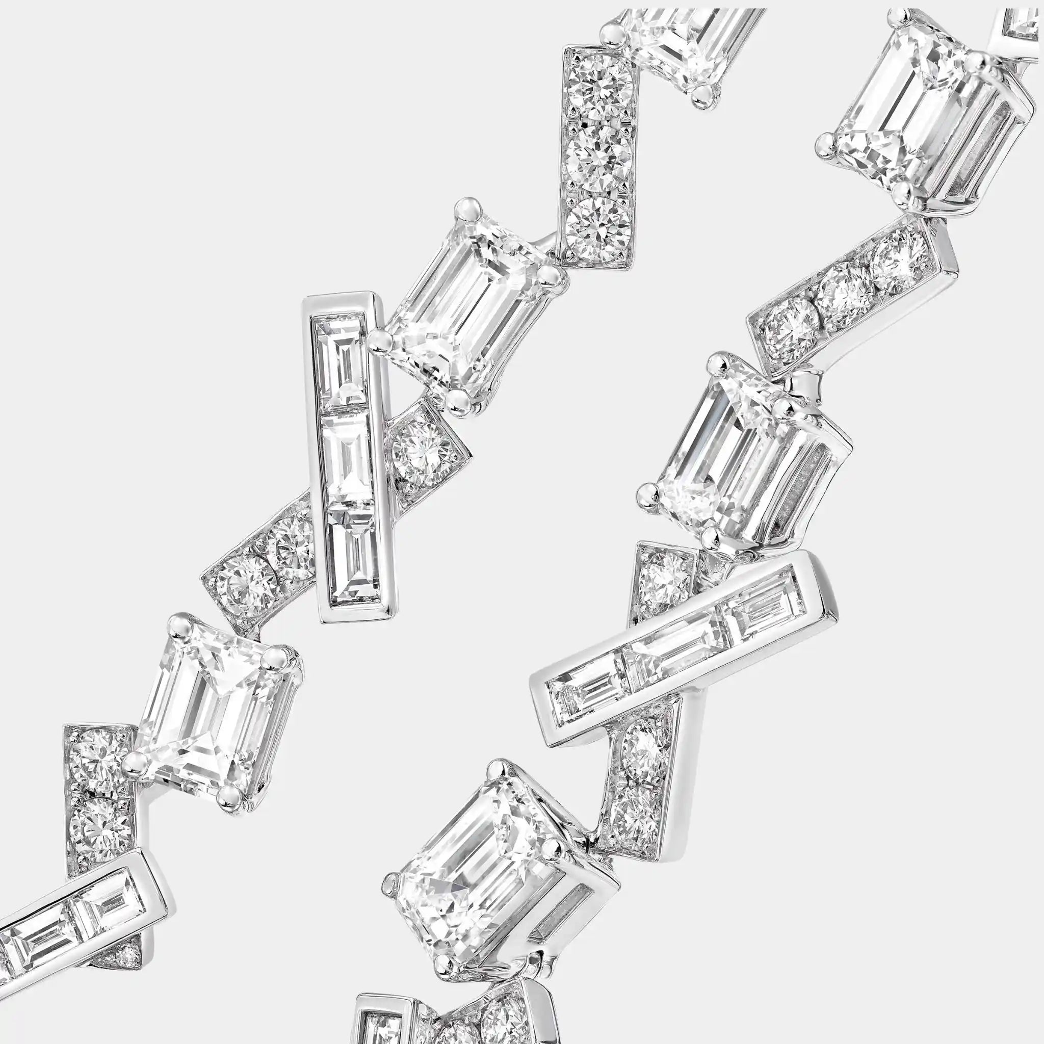 Graff Threads Diamond Necklace, White Gold, Close