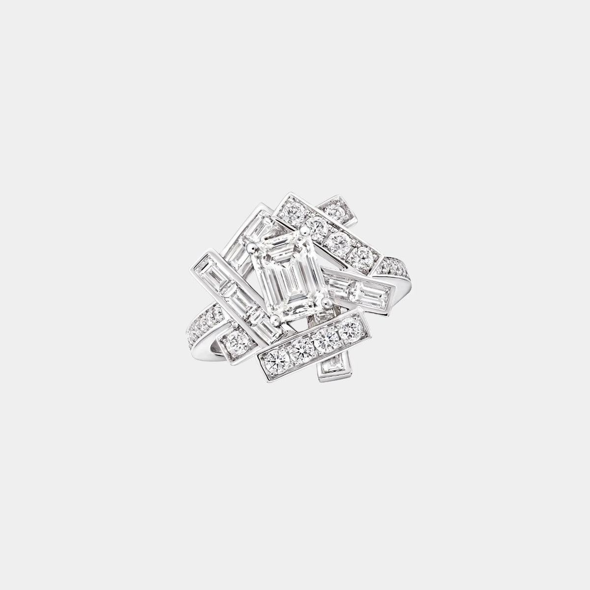 Threads Diamond Ring
