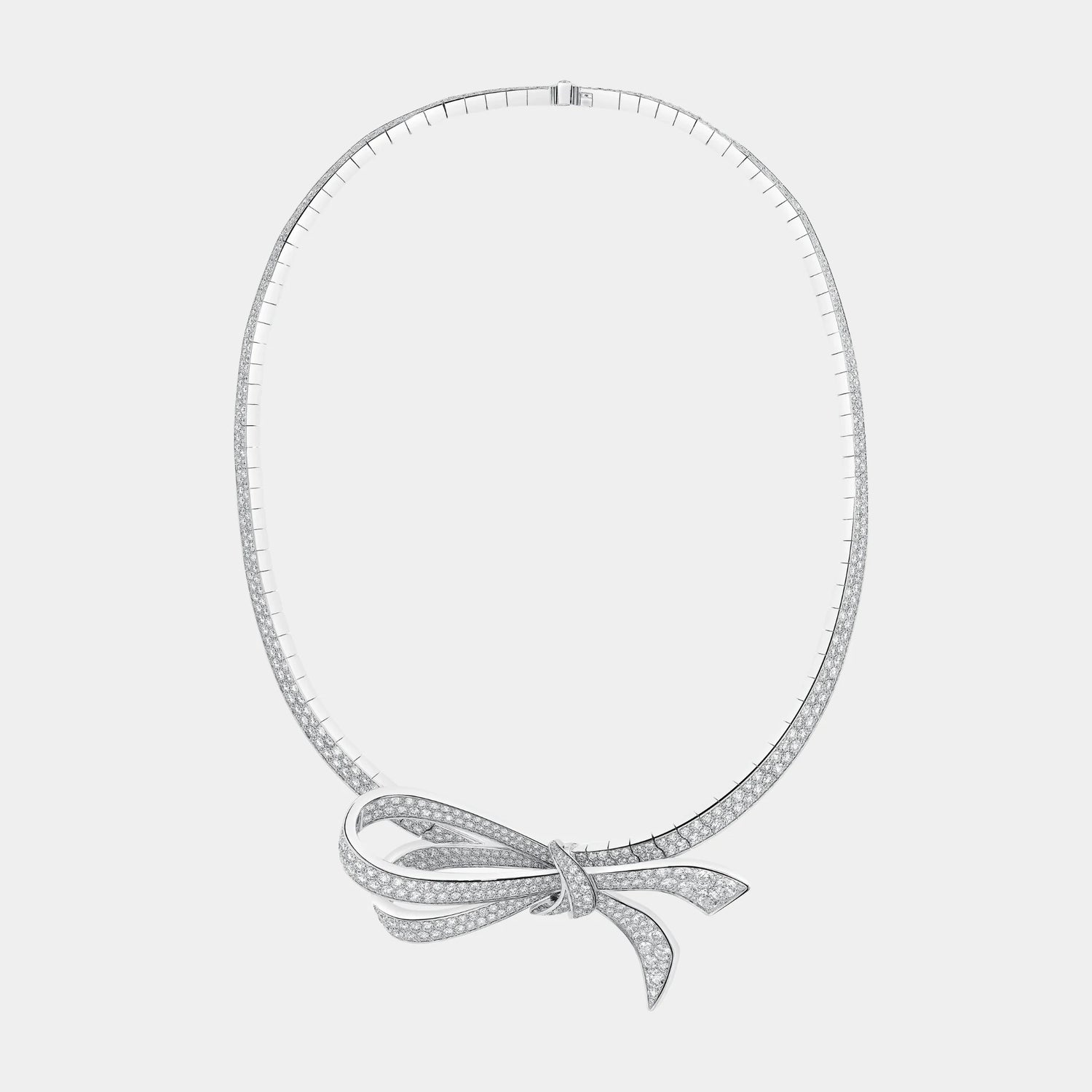 Graff Tildas Bow Diamond Necklace, Front