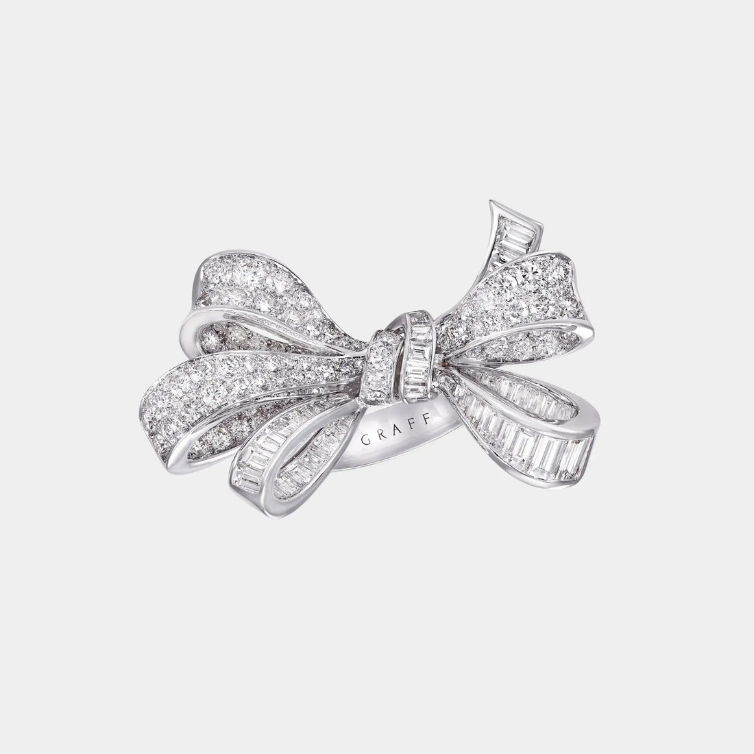 Graff Tildas Bow Double Knot Diamond Ring, Top