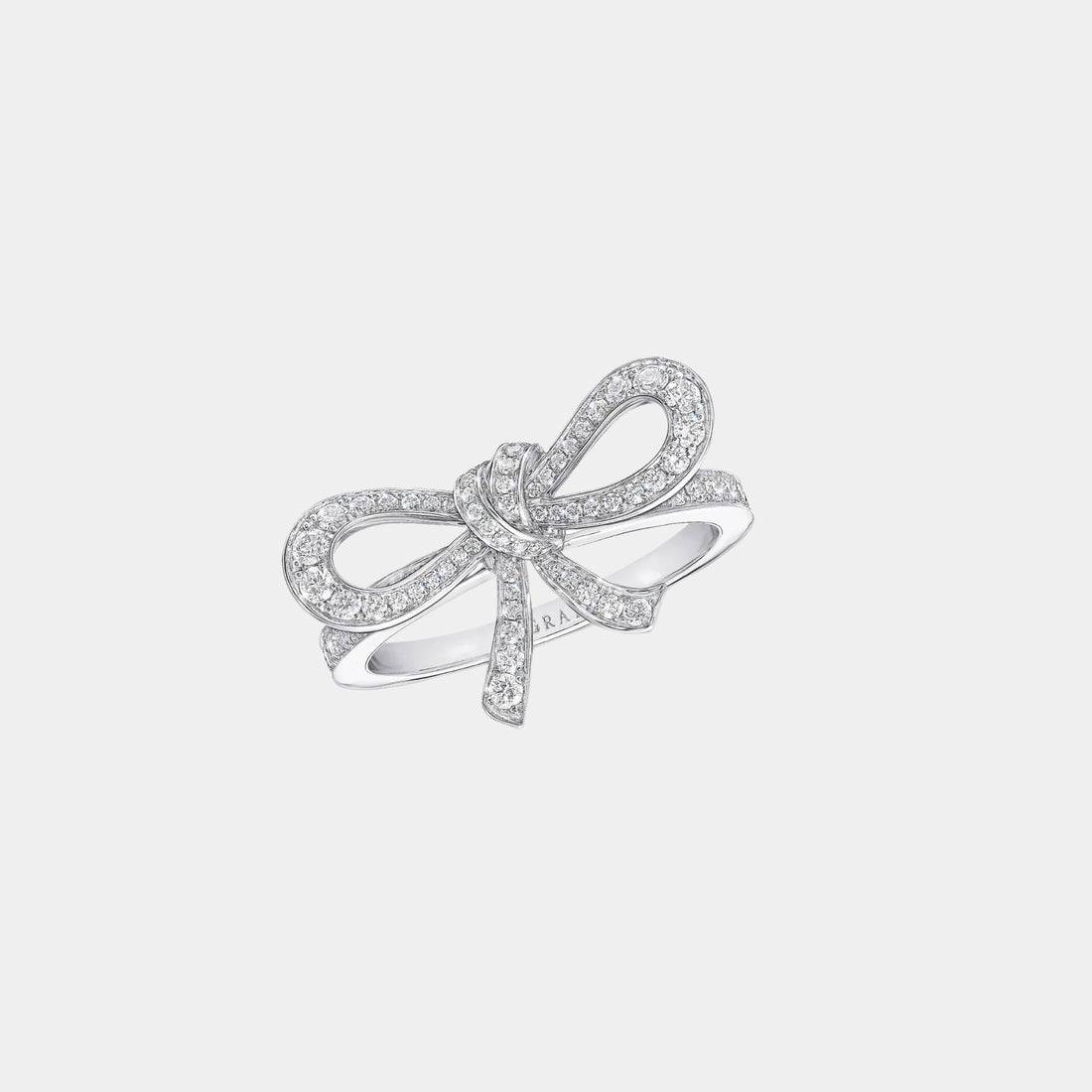 Graff Tildas Bow Mini Diamond Ring, Top