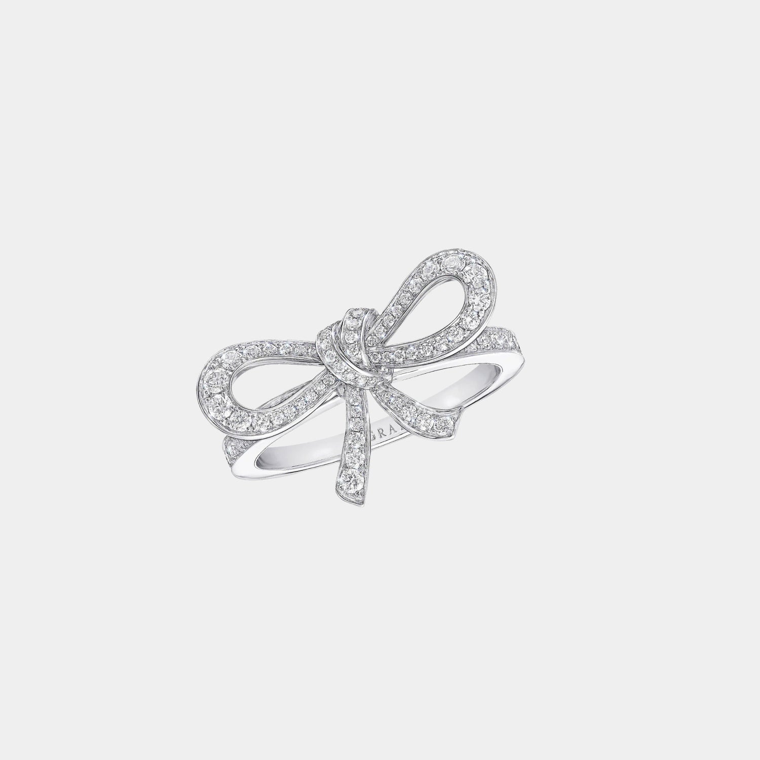 Graff Tildas Bow Mini Diamond Ring, Top