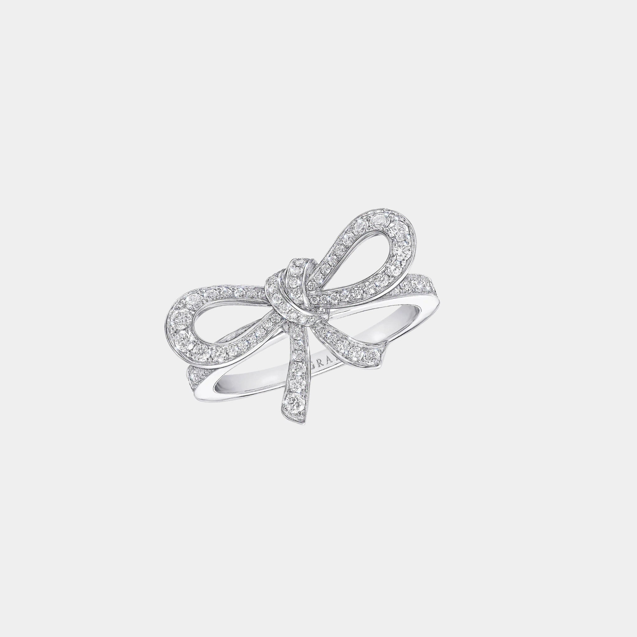 Graff Tildas Bow Mini Diamond Ring, Top