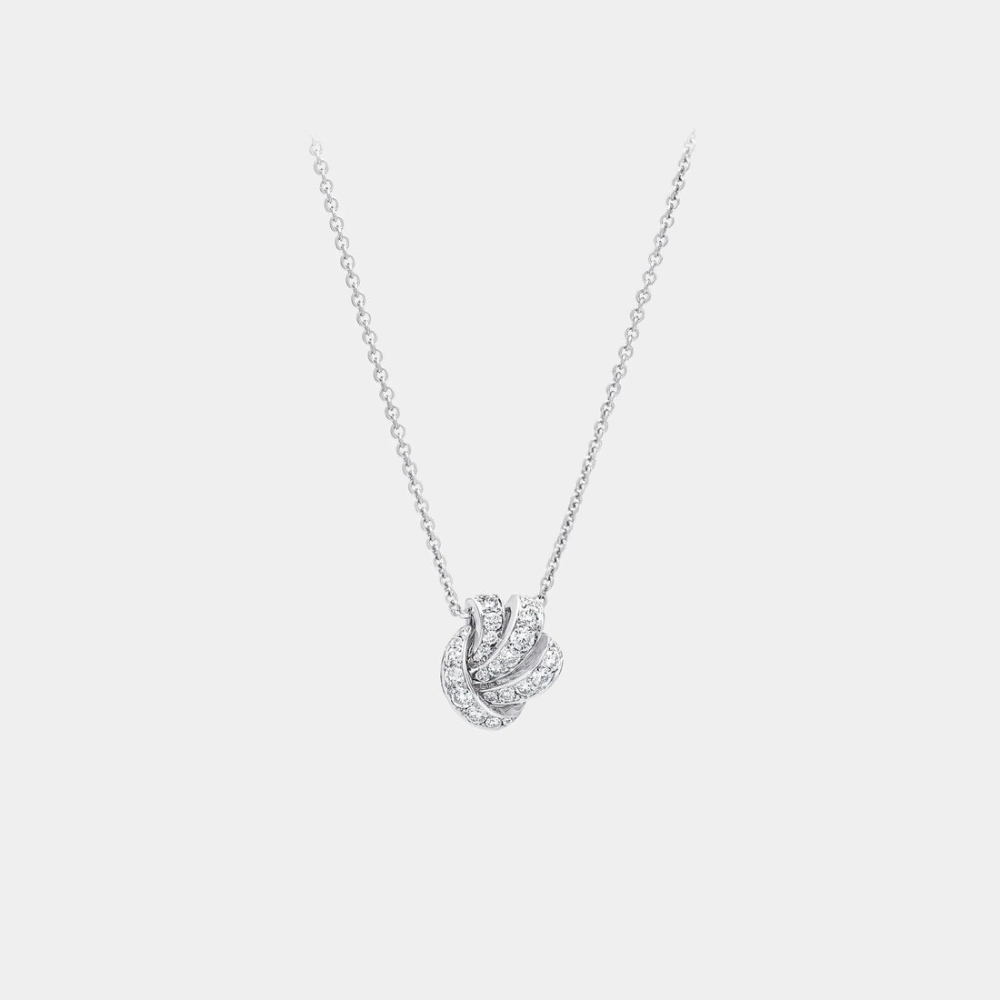 Graff Tildas Bow Pavé Diamond Pendant, Front