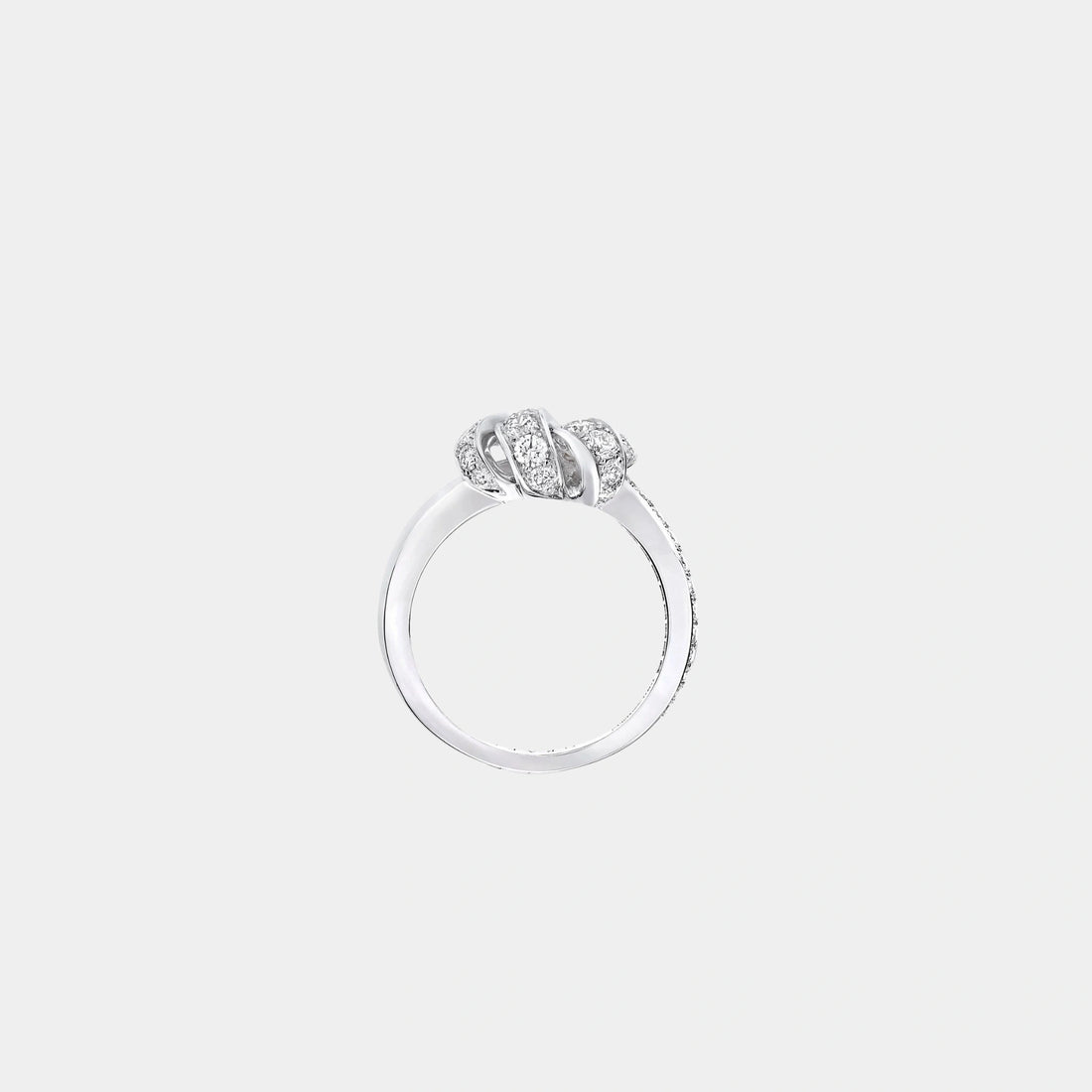 Graff Tildas Bow Pavé Diamond Ring, Front