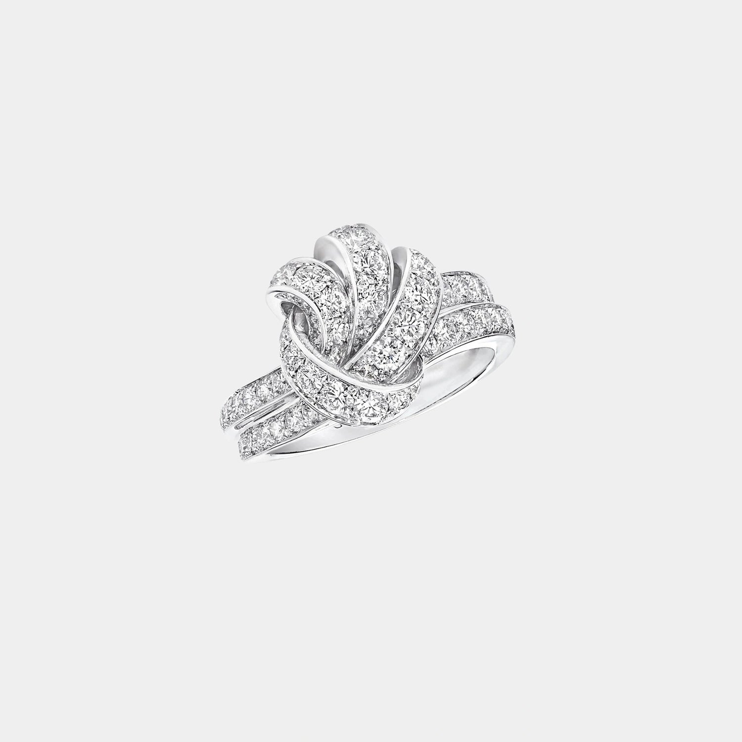 Graff Tildas Bow Pavé Diamond Ring, Top