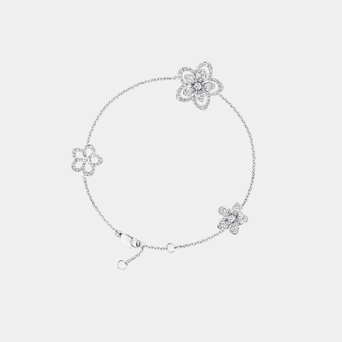 Graff Wild Flower Diamond Bracelet, Front