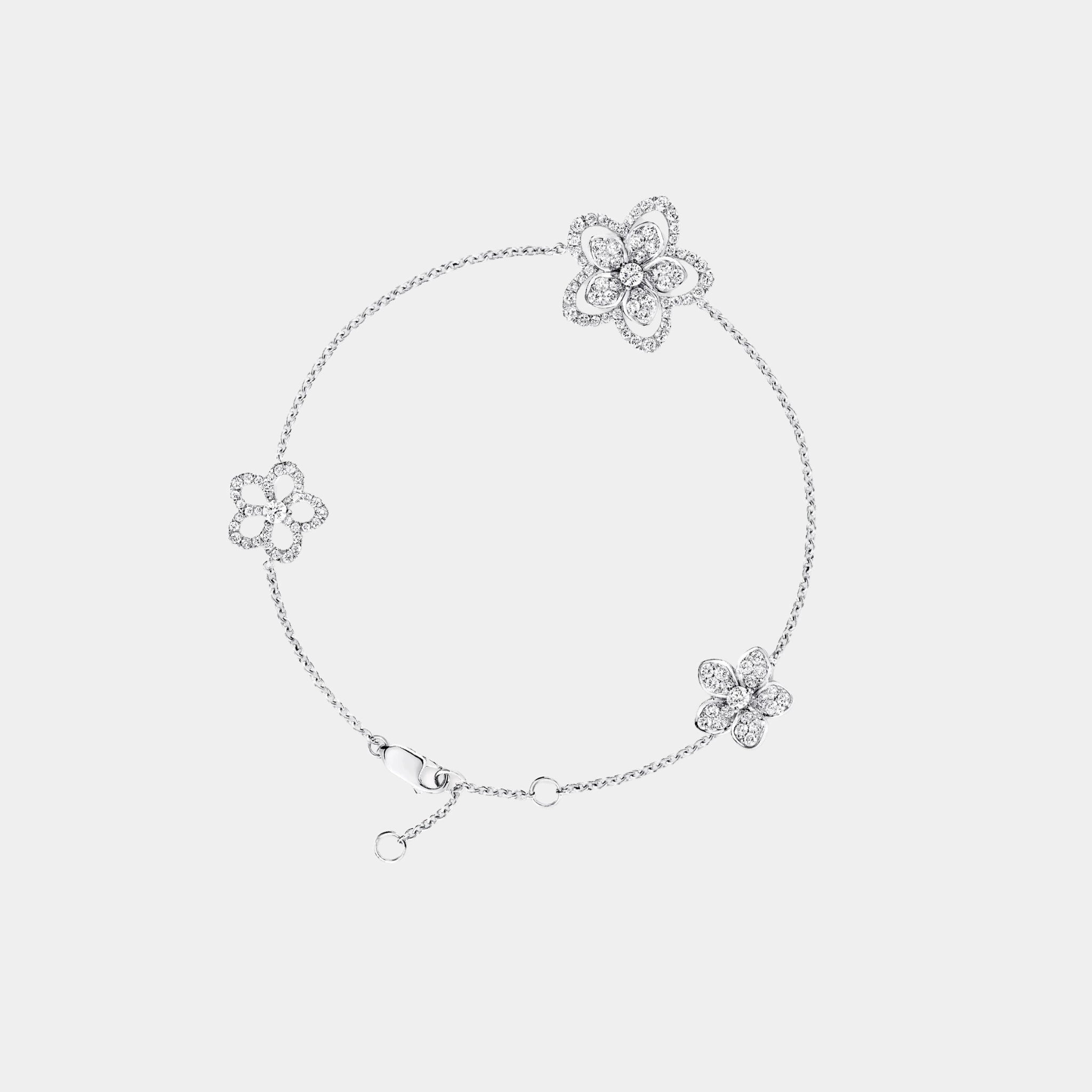 Graff Wild Flower Diamond Bracelet, Front