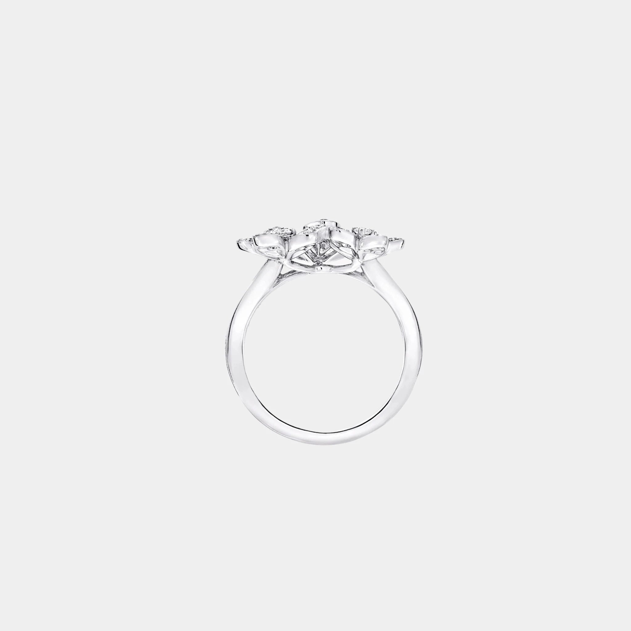 Graff Wild Flower Diamond Cluster Ring, Front