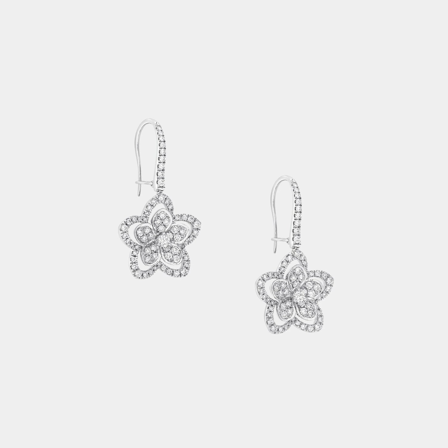 Wild Flower Diamond Earrings