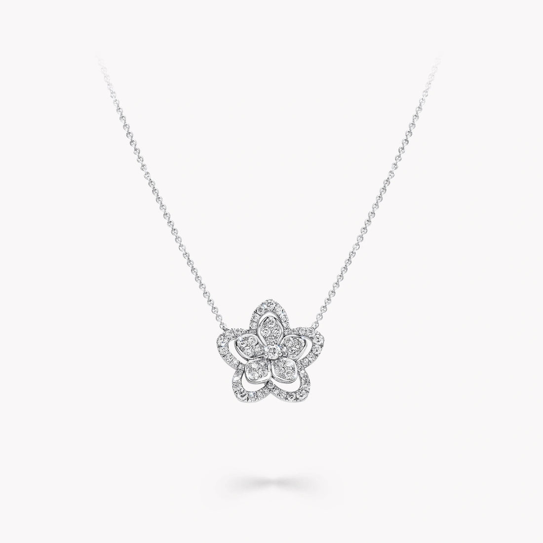 Graff Wild Flower Diamond Pendant, Front