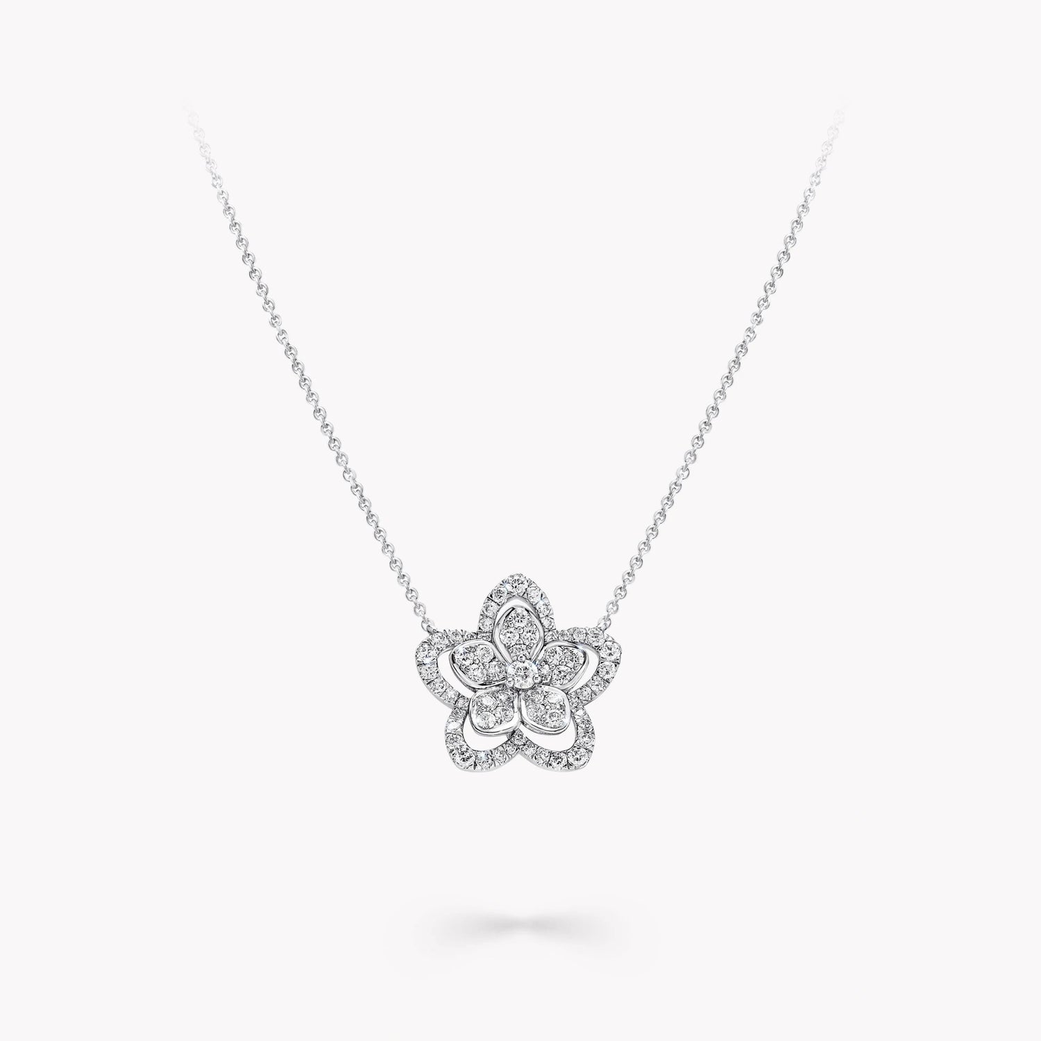 Graff Wild Flower Diamond Pendant, Front