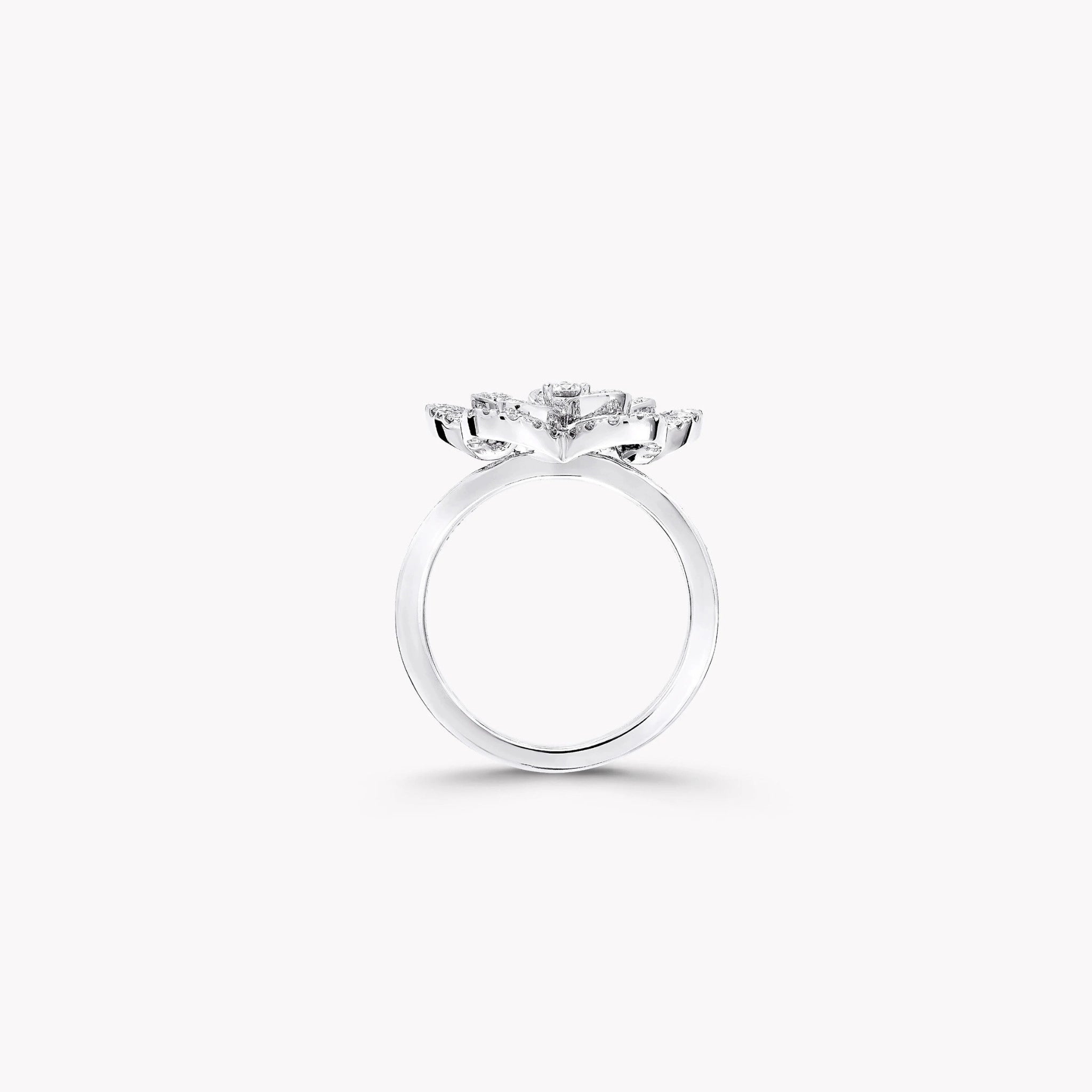 Graff Wild Flower Diamond Ring, Front