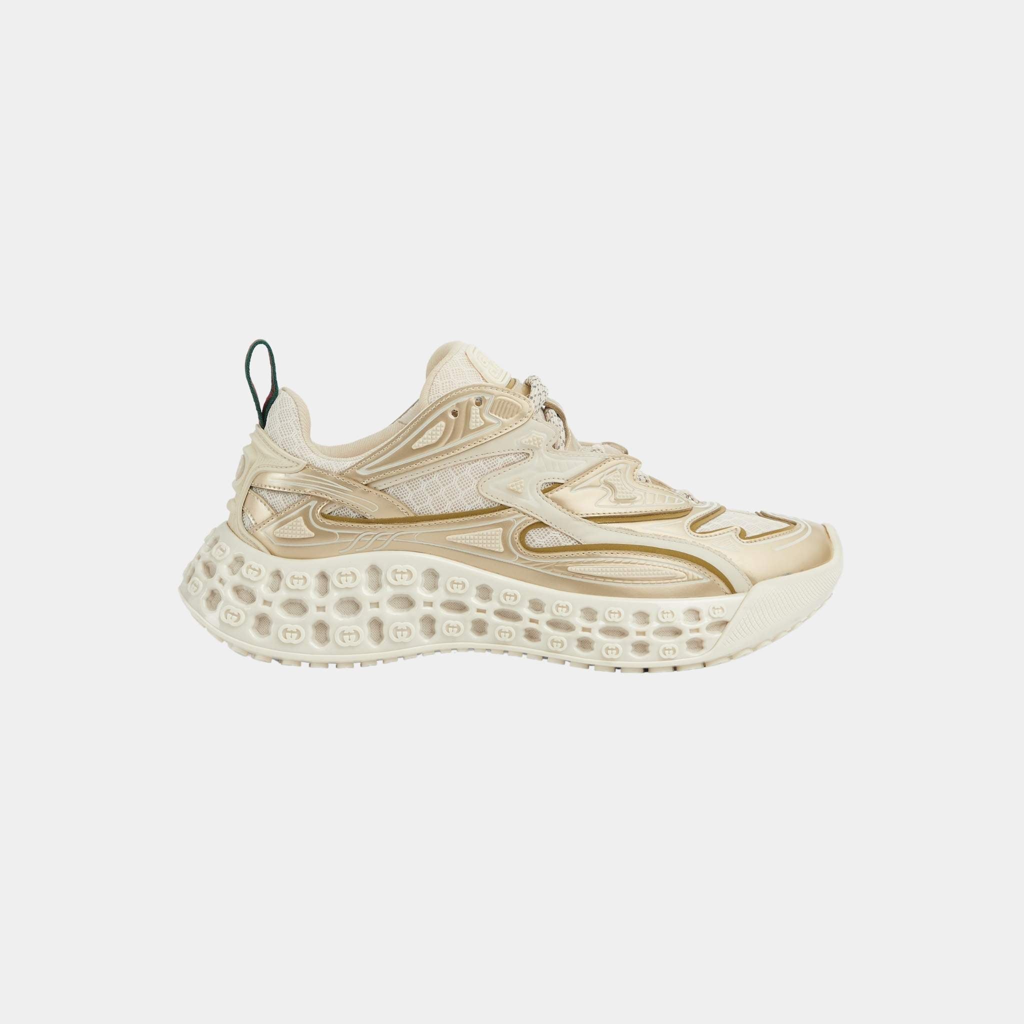 Gucci Cub3d Demetra Sneaker, Platinum, Side