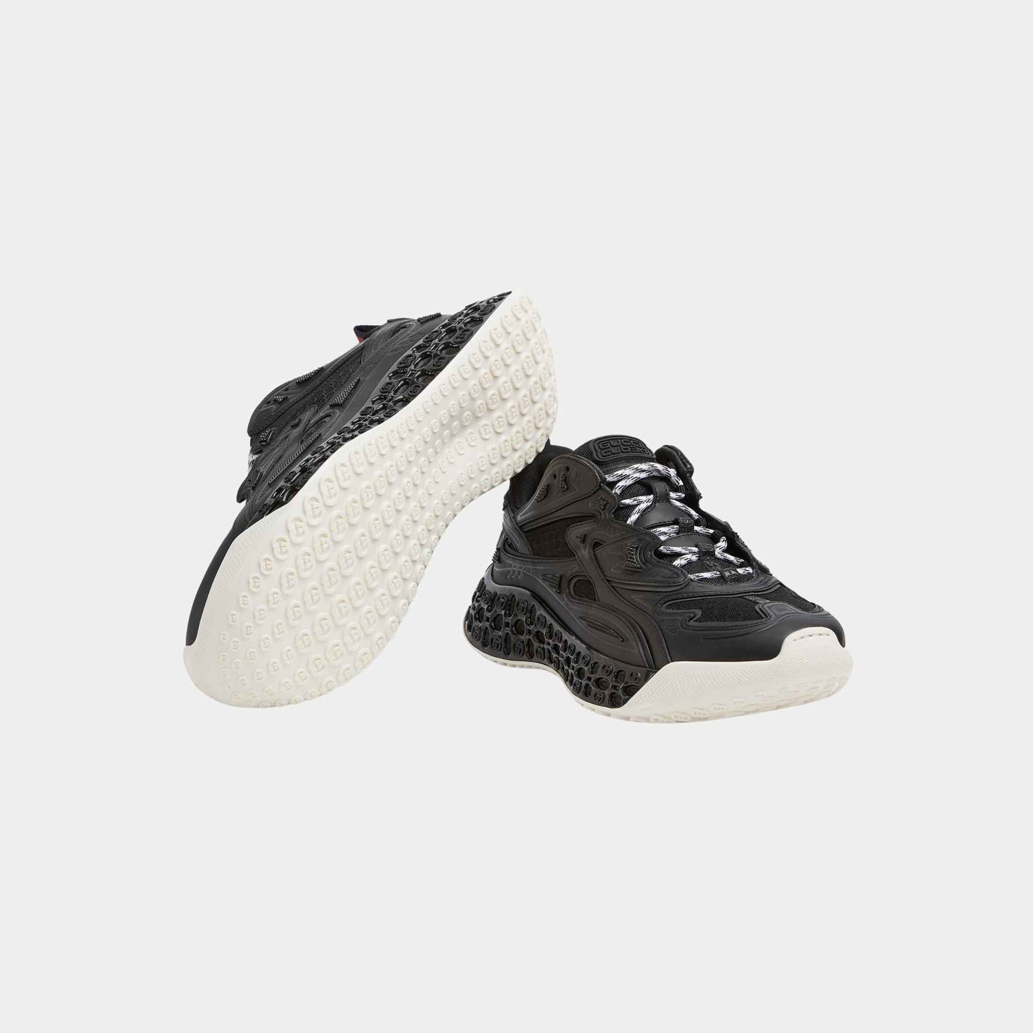 Gucci Cub3D Demetra Trainer With Bi-Material Sole, Black, Sole