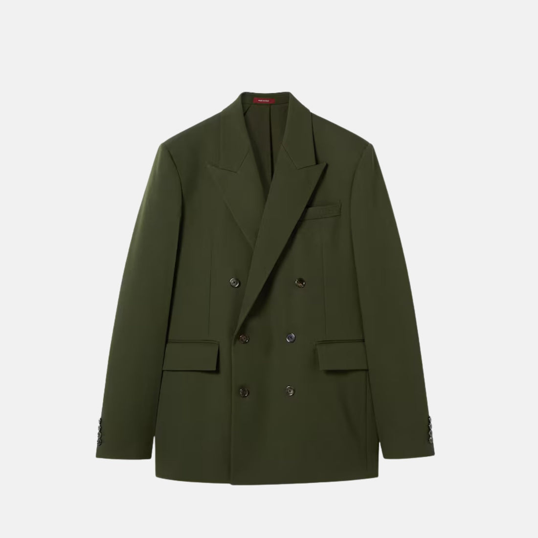 Gucci Double Breasted Light Wool Gabardine Jacket, Front