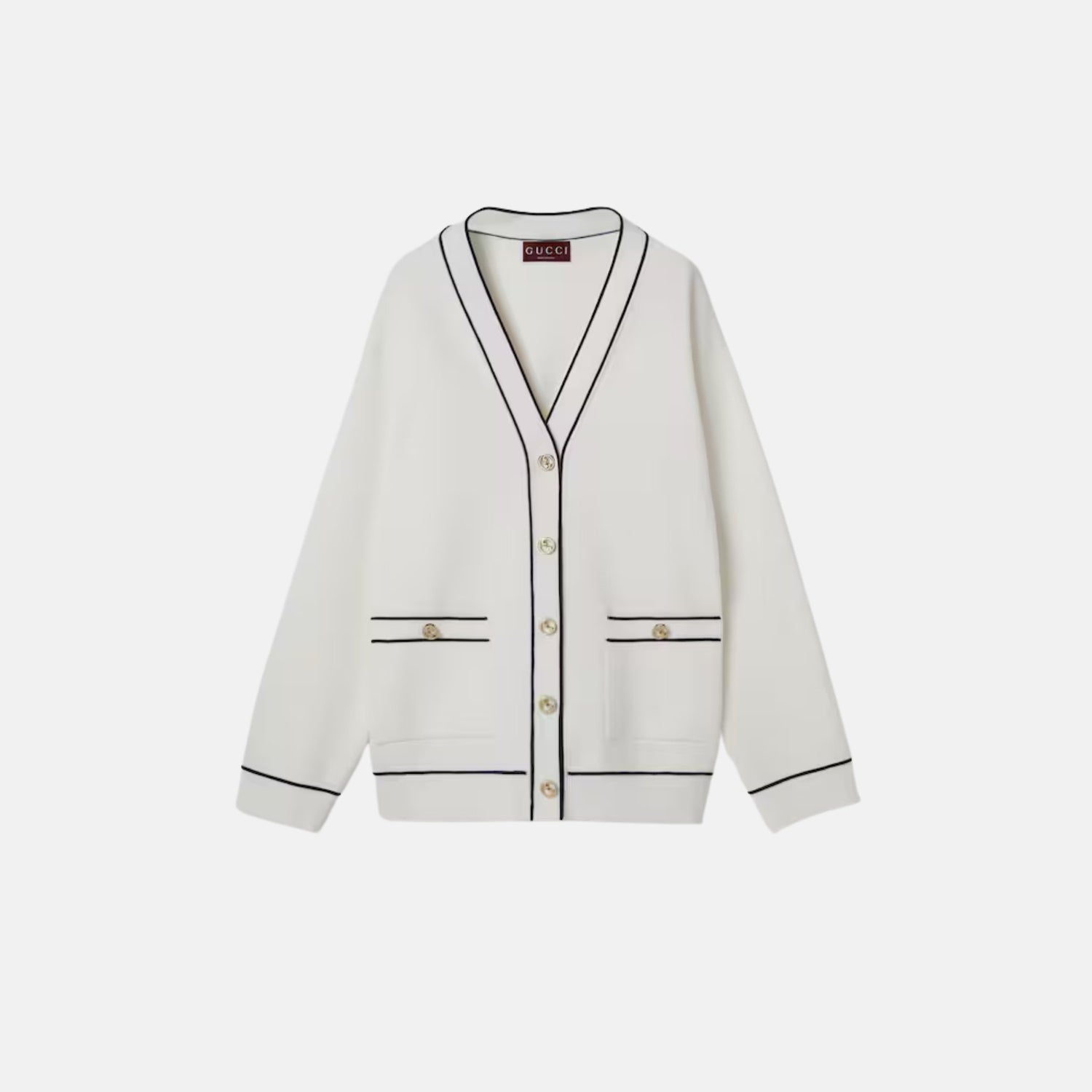 Gucci Fine Wool Cardigan, Front