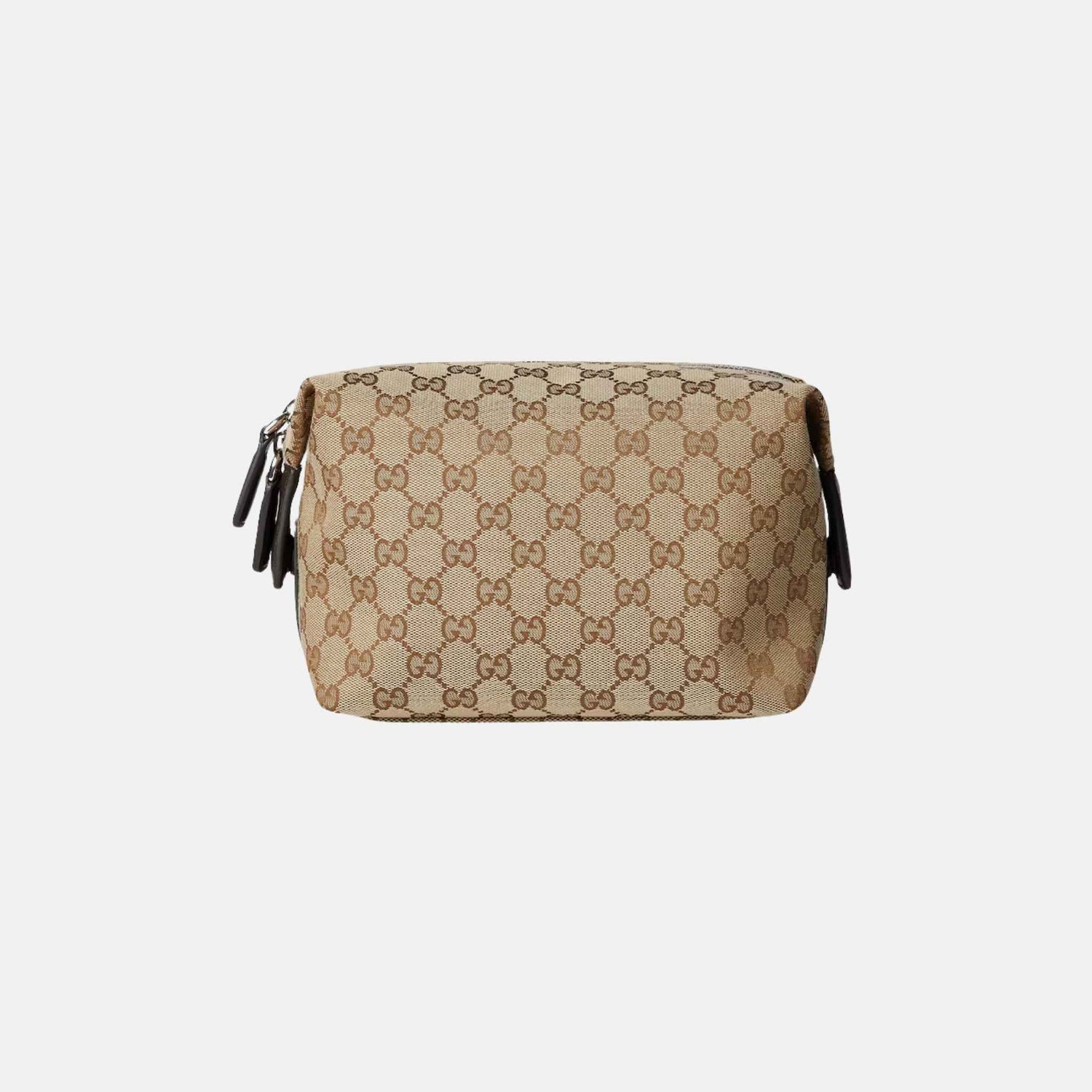 Gucci GG Canvas Small Toiletry Case, Beige, Back