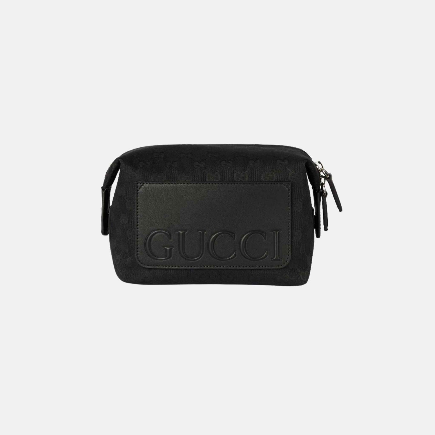 Gucci GG Canvas Small Toiletry Case, Black, Front