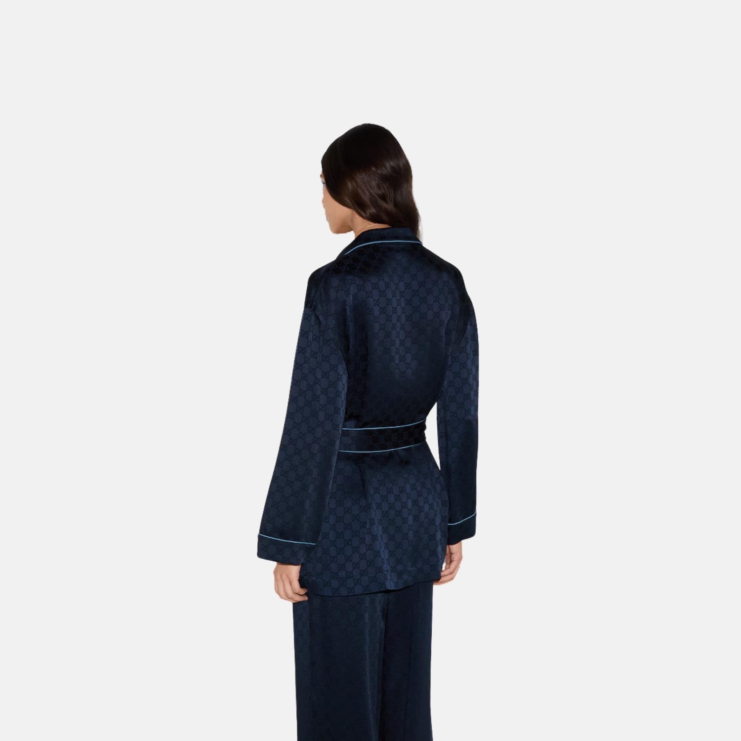 Gucci GG Satin Shirt, Back