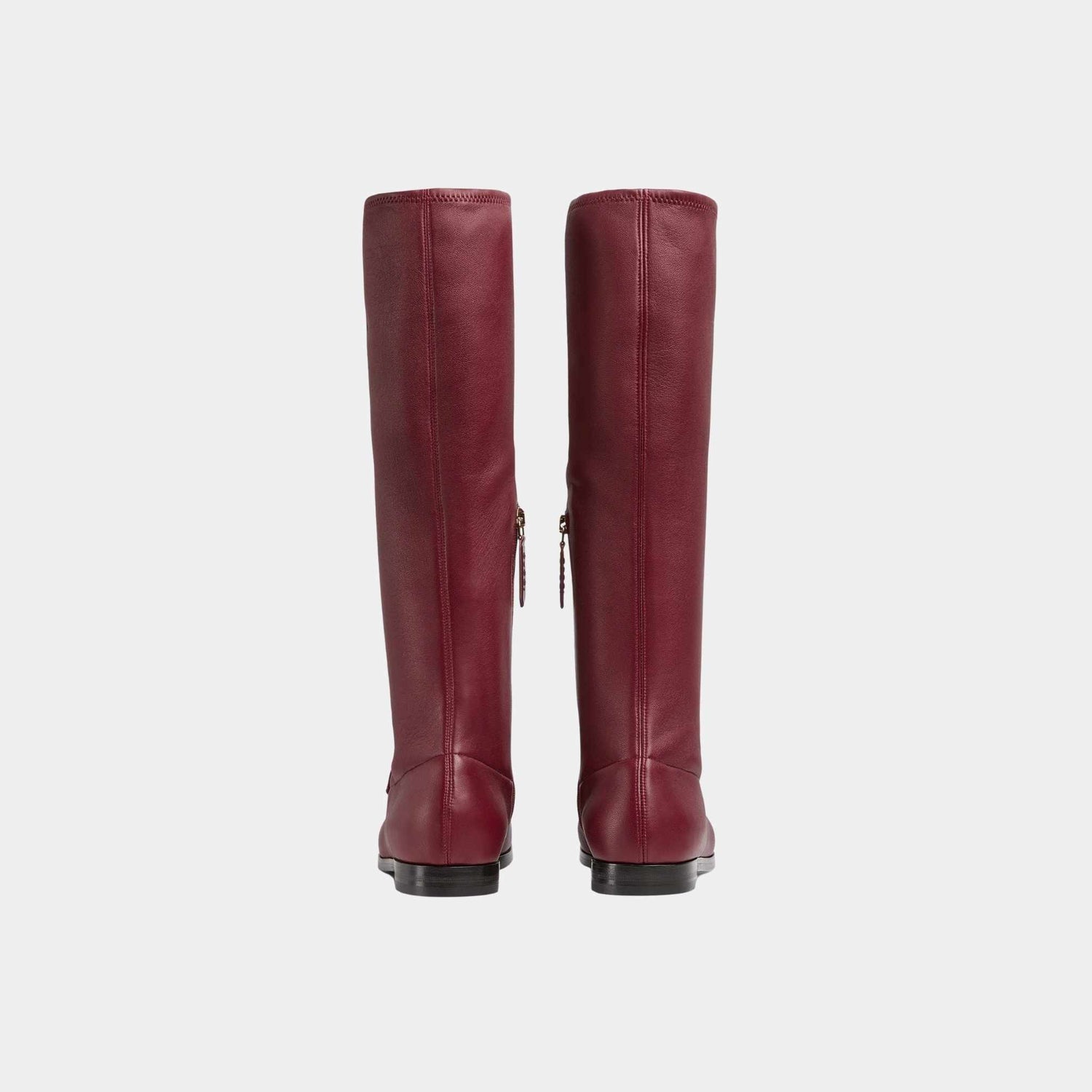 Gucci Jordaan Boot Stretch Leather, Rosso Ancora Red, Back
