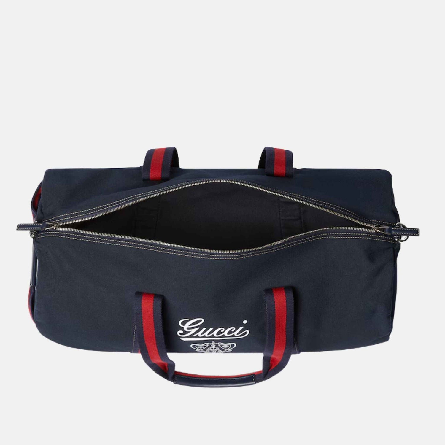 Gucci Large Printed Canvas Duffle Bag, Inside