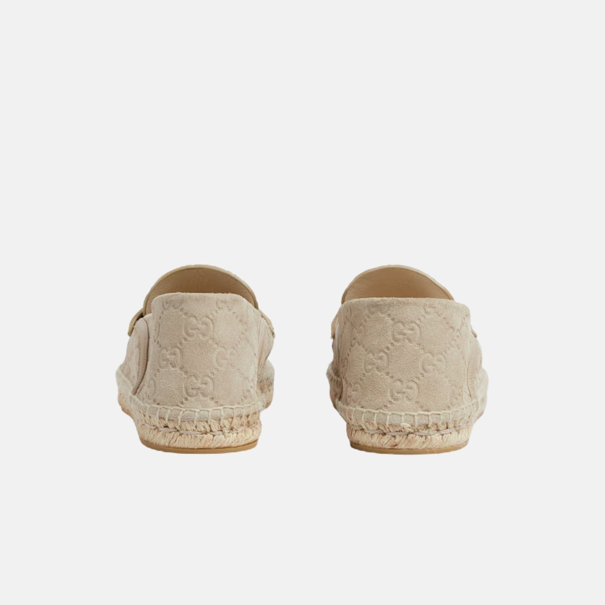 Gucci Mens Espadrille With Horsebit In Suede, Back