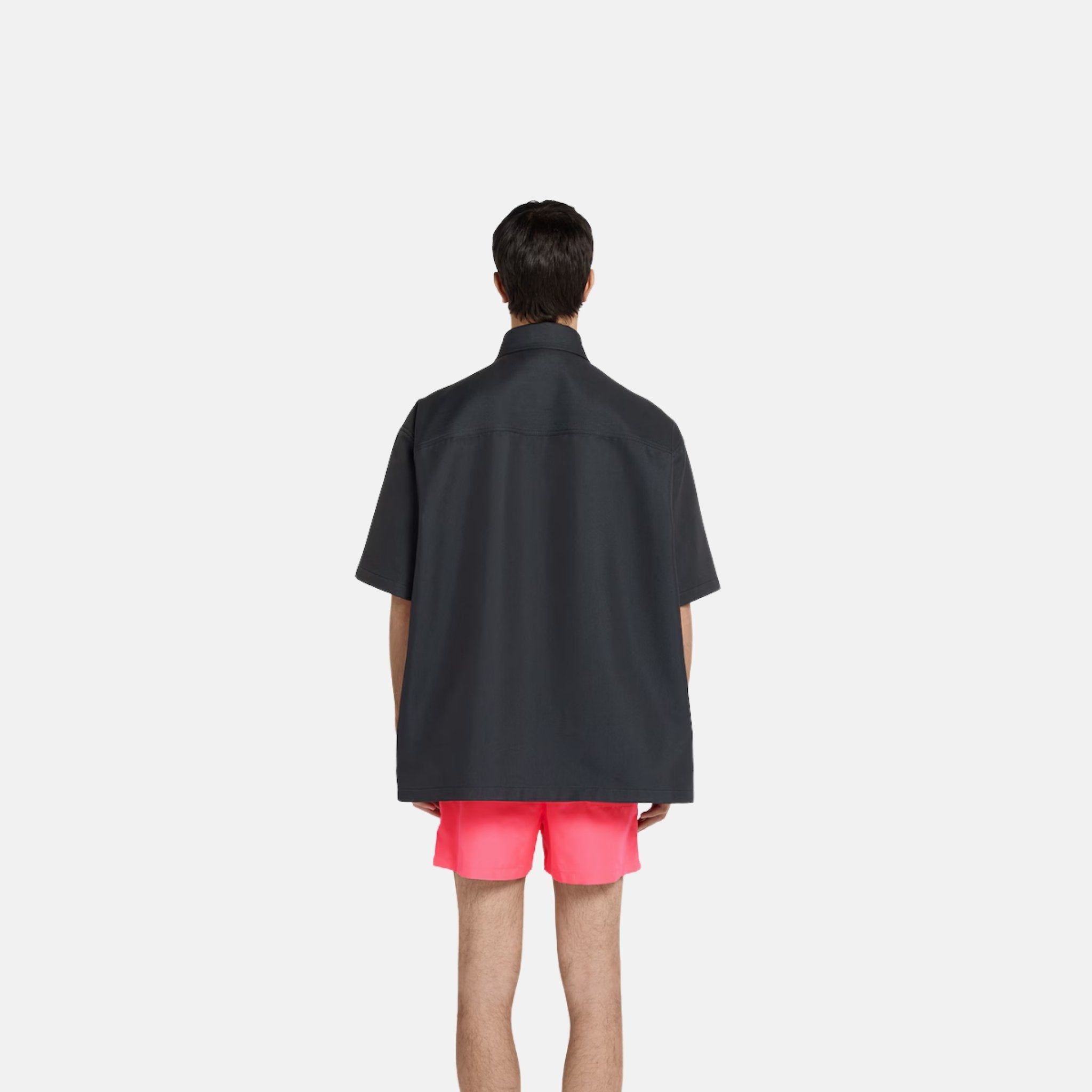 Gucci Oversize Cotton Gabardine Shirt, Back